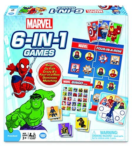 Marvel 6-in-1 Game Collection Card Game