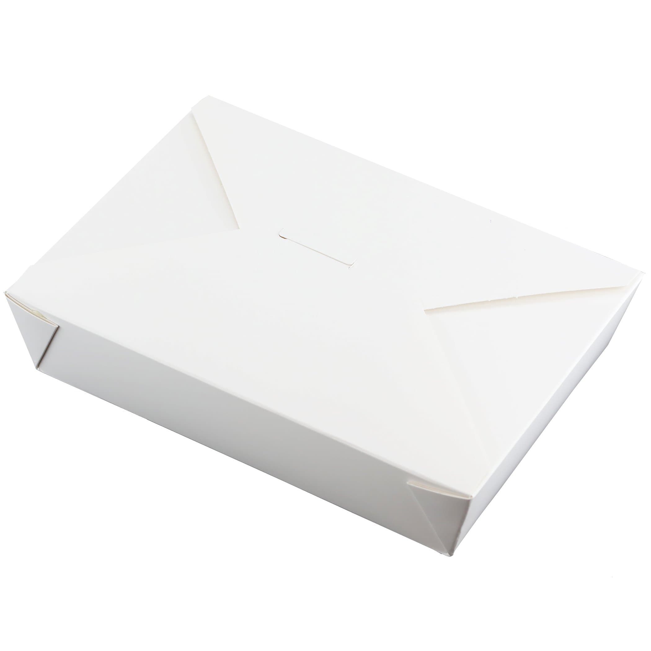 7.8" x 5.5" x 1.9" Eco-Box, Size #2, White, 200-Count