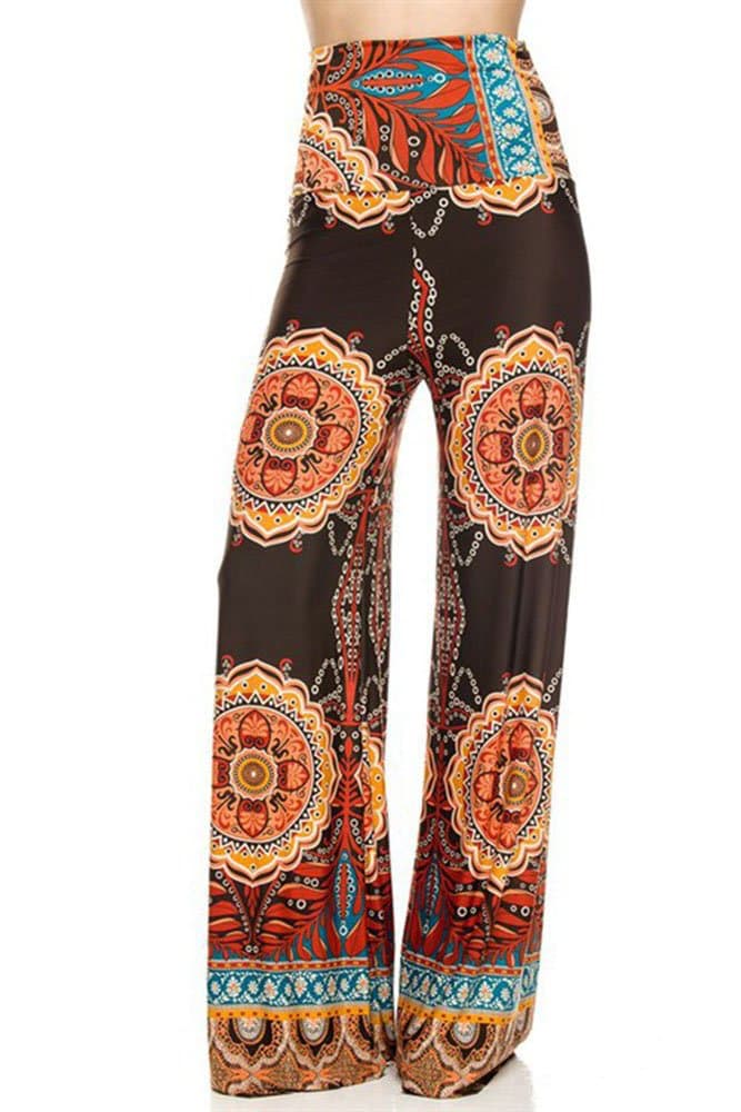 Women Printed Boho Palazzo Pants