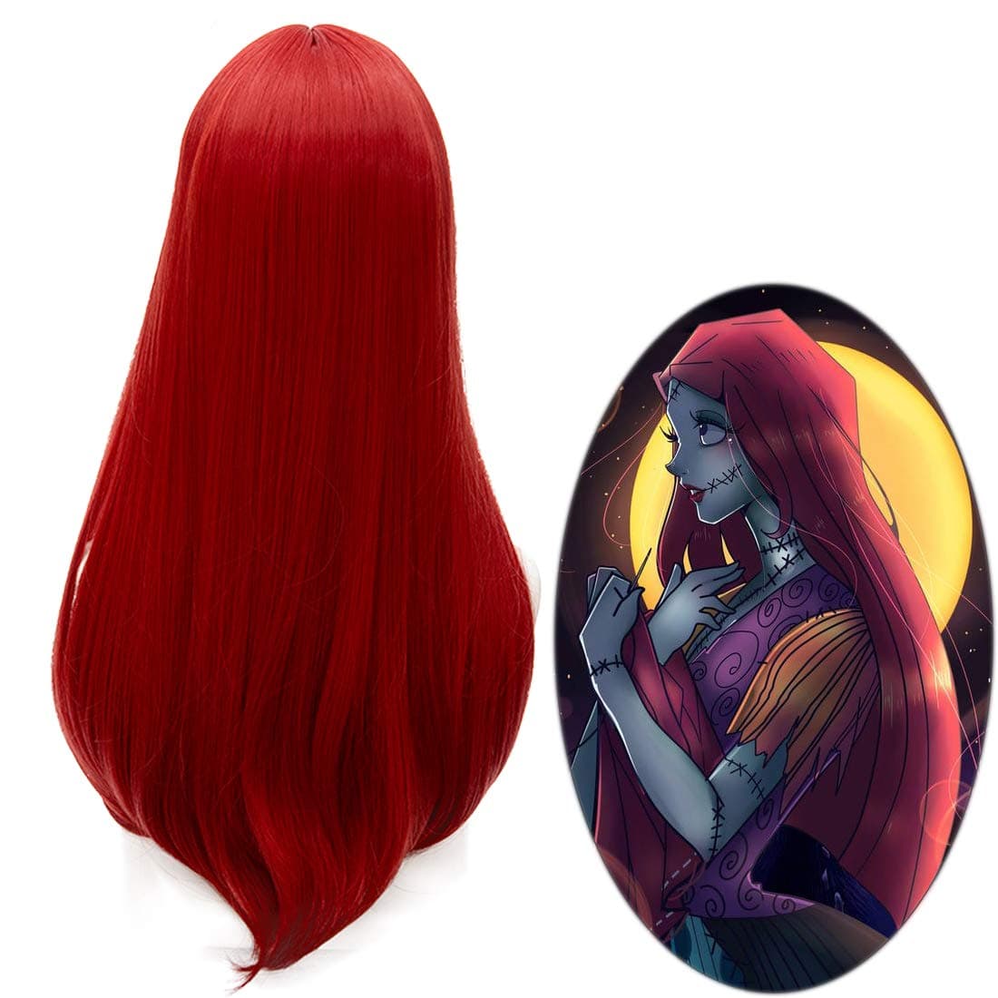 Red Sally Wig for Women