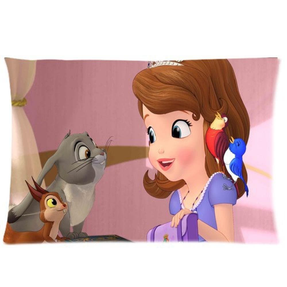Ulive New Dakimakura Pillow Case Custom Sofia The First Once Upon A Princess Pillowcase Best Gift 20X30 Inch 2 Sides