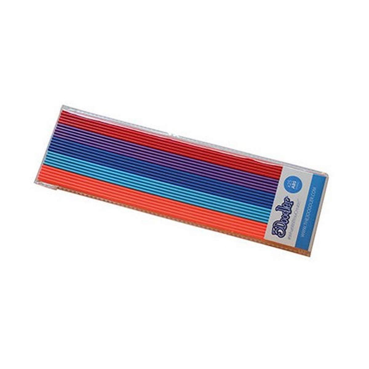 3Doodler Create Mixed Colors ABS 3D Printing Filament Refill Pack (X25 Strands of Plastic) - Bohemian Blend AB-Mix7