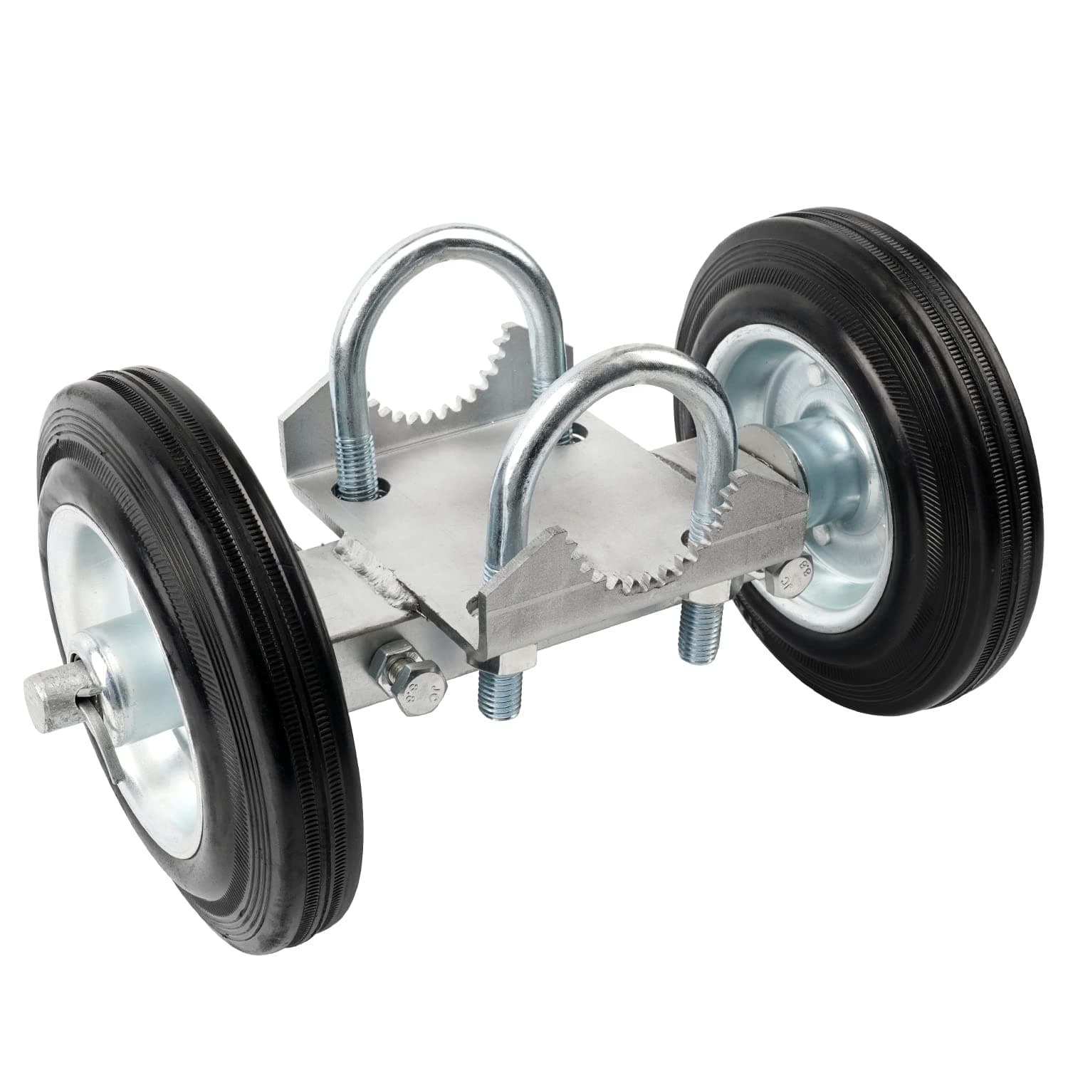 - 6 Inches Heavy Duty Gate Wheel, Rubber Sliding Gate Rollers, Gate Wheels for Metal Tube Gate, Driveway Chain Link Fence Parts