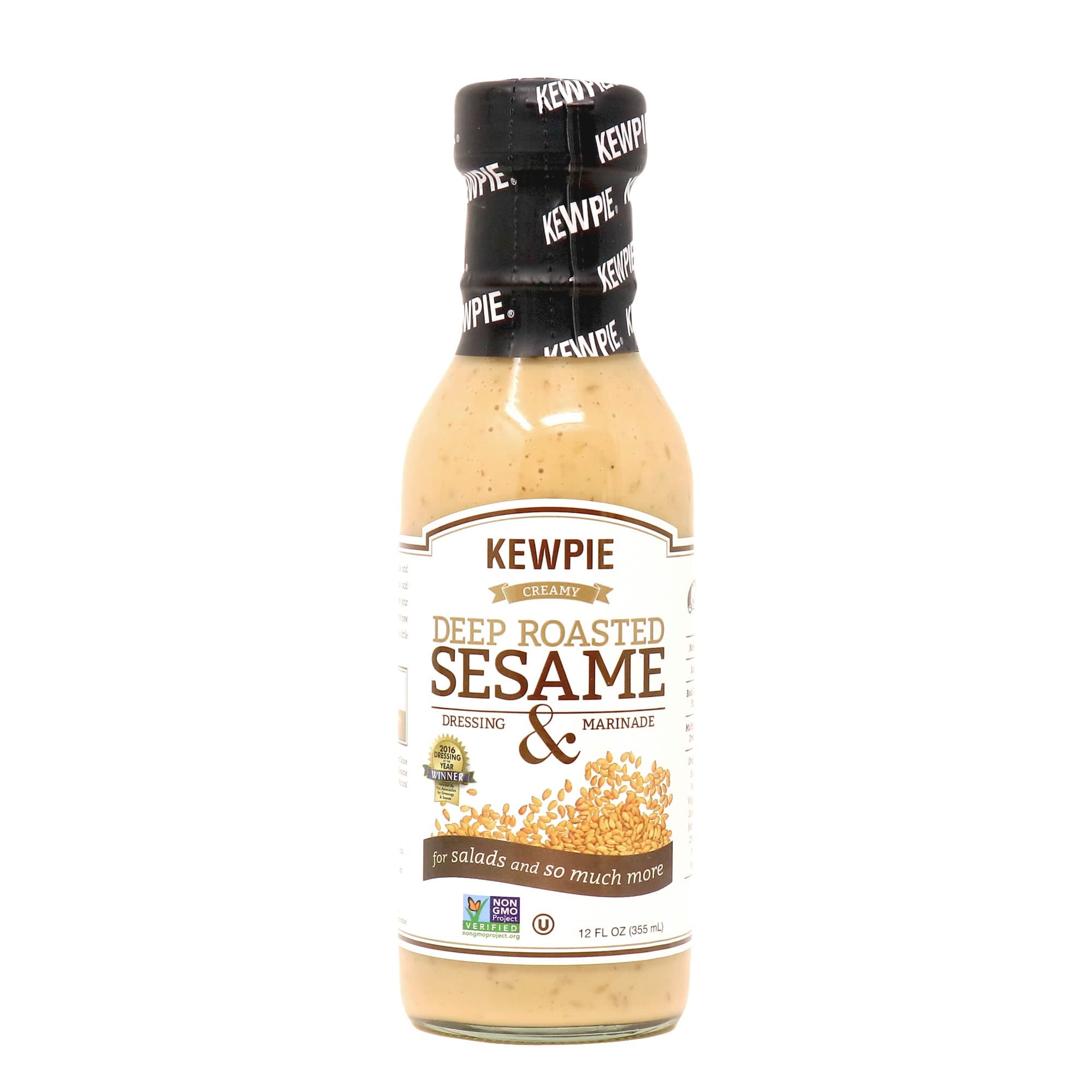 Kewpie Deep-Roasted Sesame Dressing, 12 Fl Oz (Pack of 2)