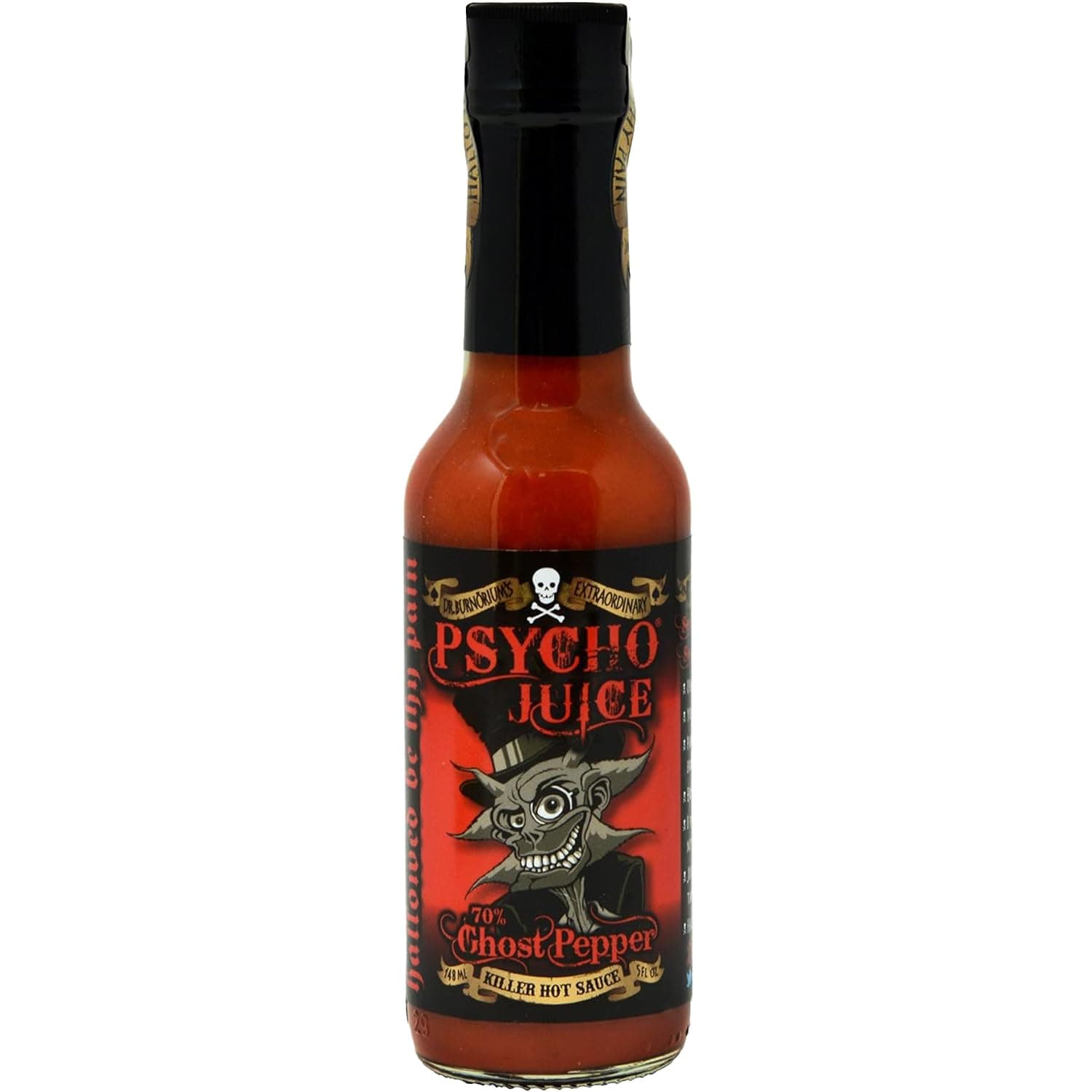 Psycho Juice Hot Sauce 148ml (148ml, Ghost Pepper)