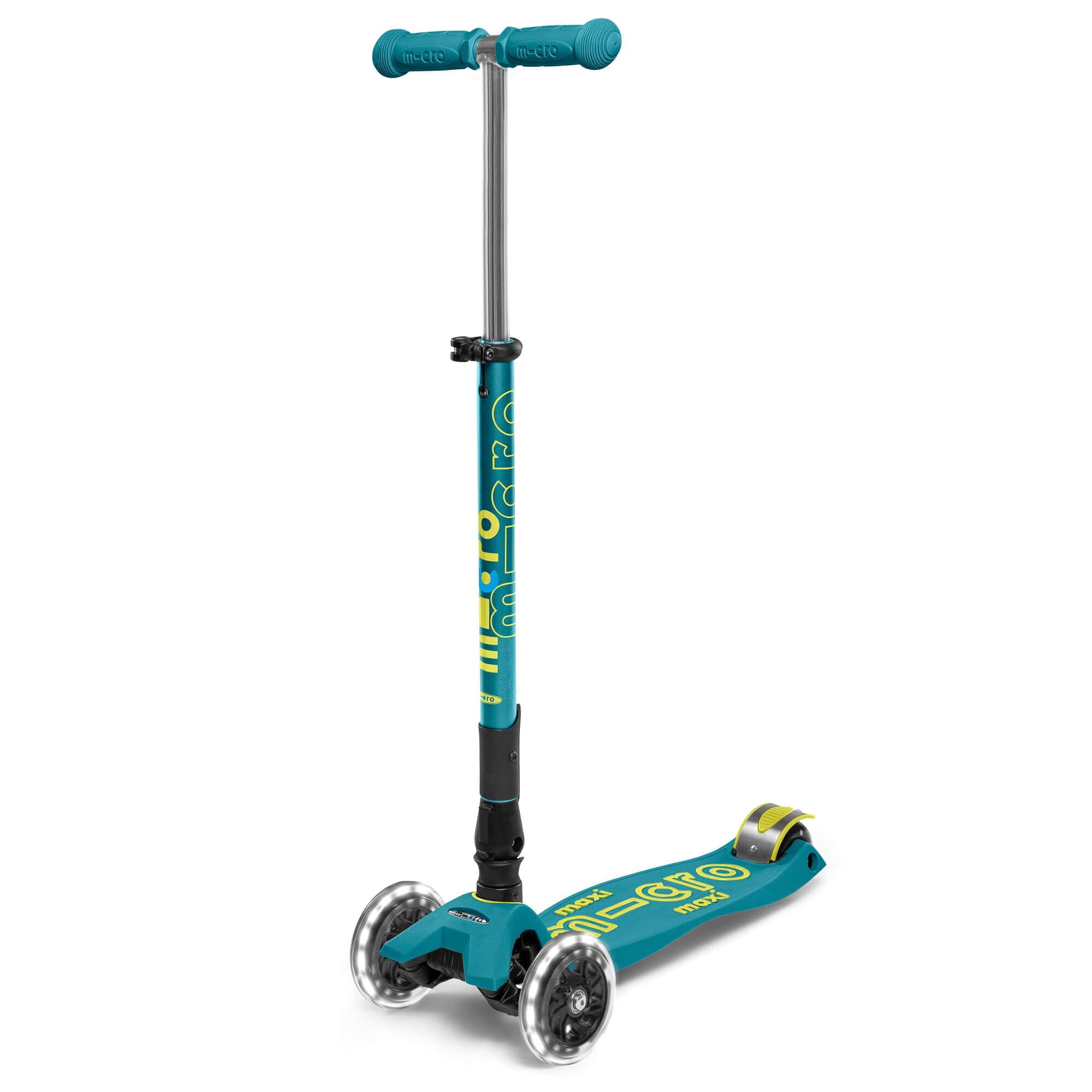 Scooters | Maxi Micro Deluxe Foldable Children's Scooter | Big Wheels | Handlebar Adjustable | 5-12 Years | Boys & Girls