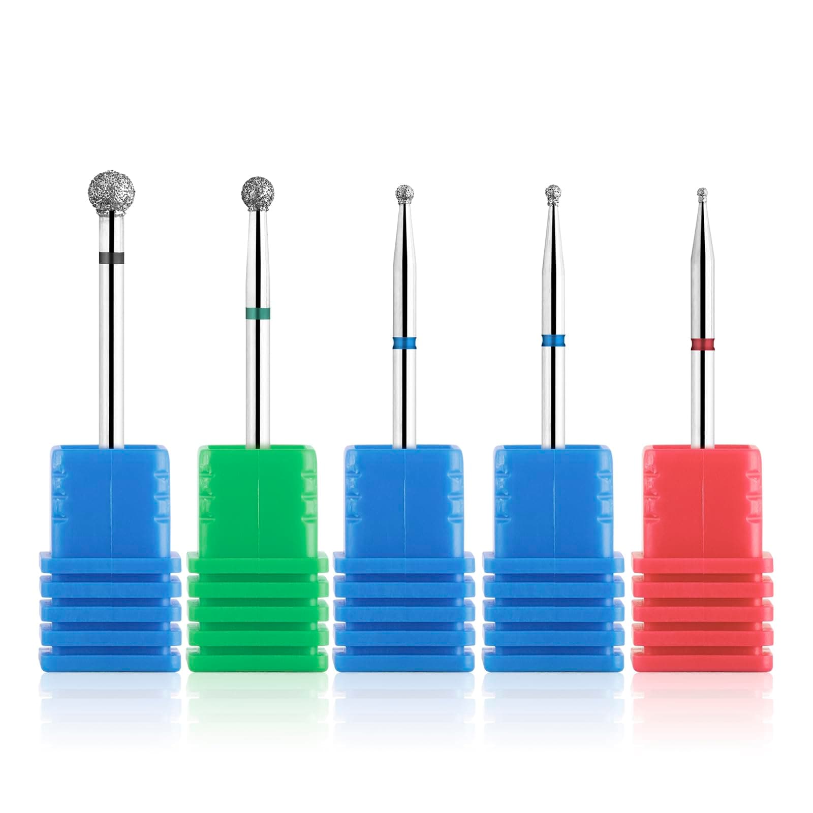 5Pcs Cuticle Bits Nail Ball Drill Set