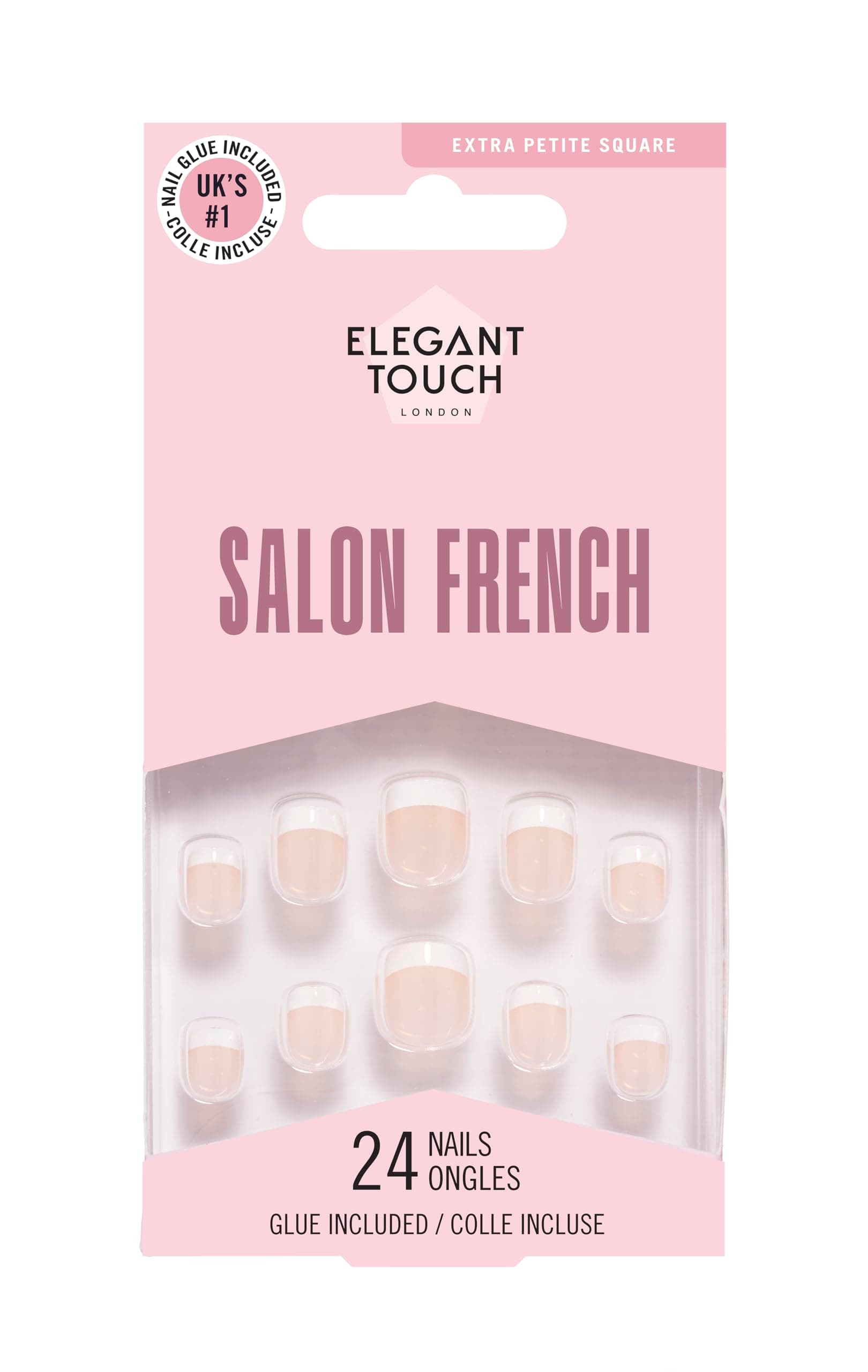 Elegant Touch French Nails 143