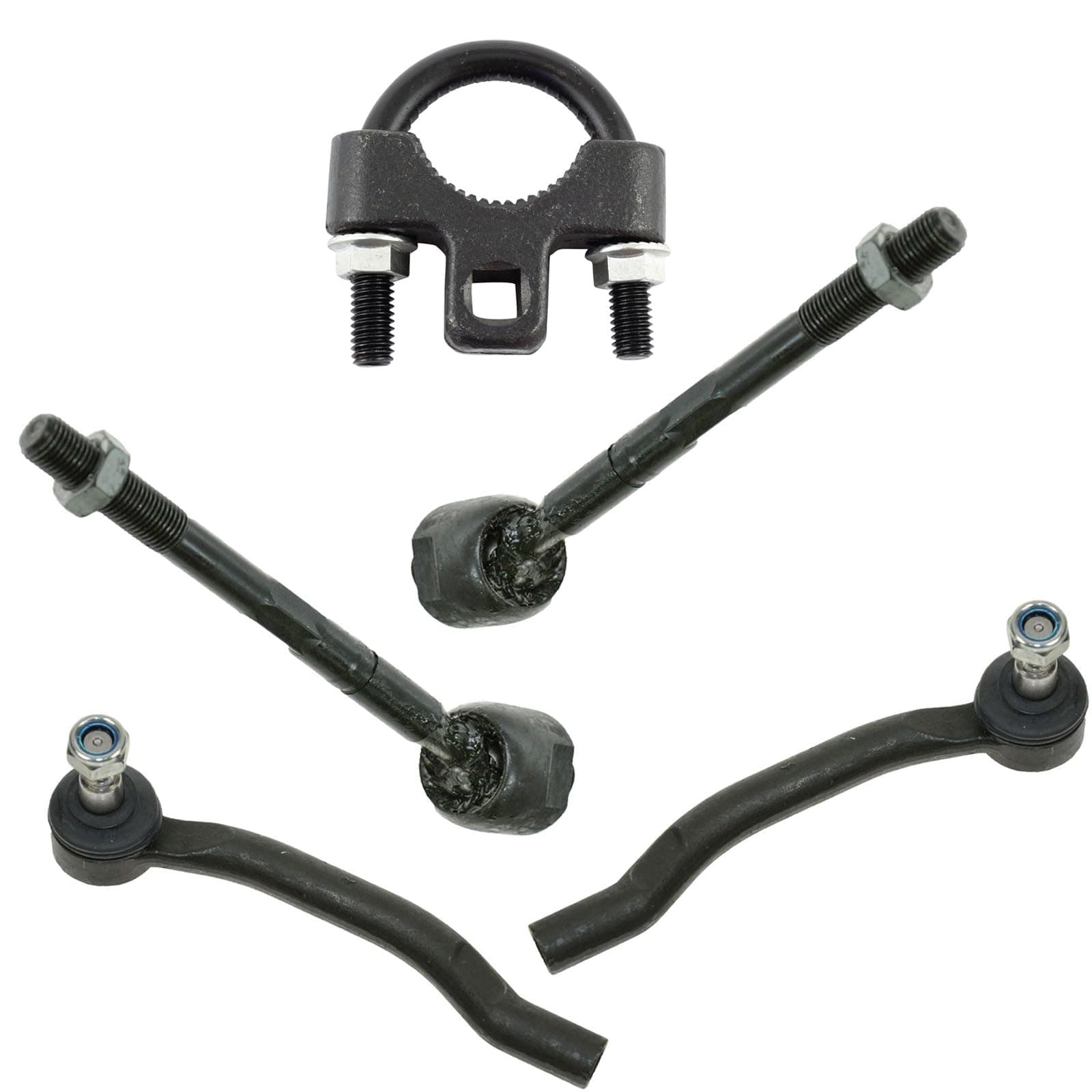 Front Inner & Outer Tie Rod End Set of 4 w/Tool for Honda Pilot Acura MDX