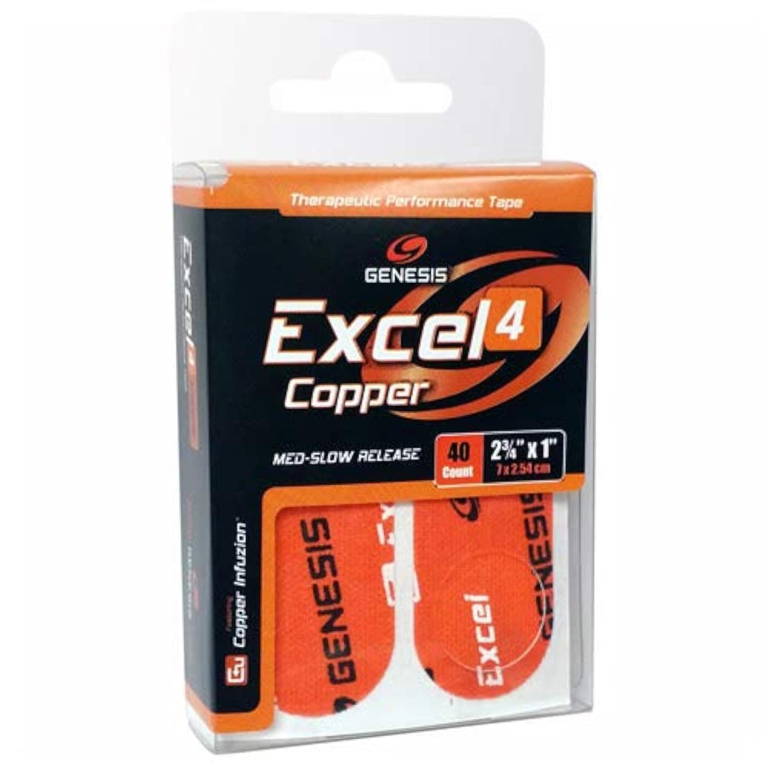 Bowling Excel Copper Performance Tape - Orange