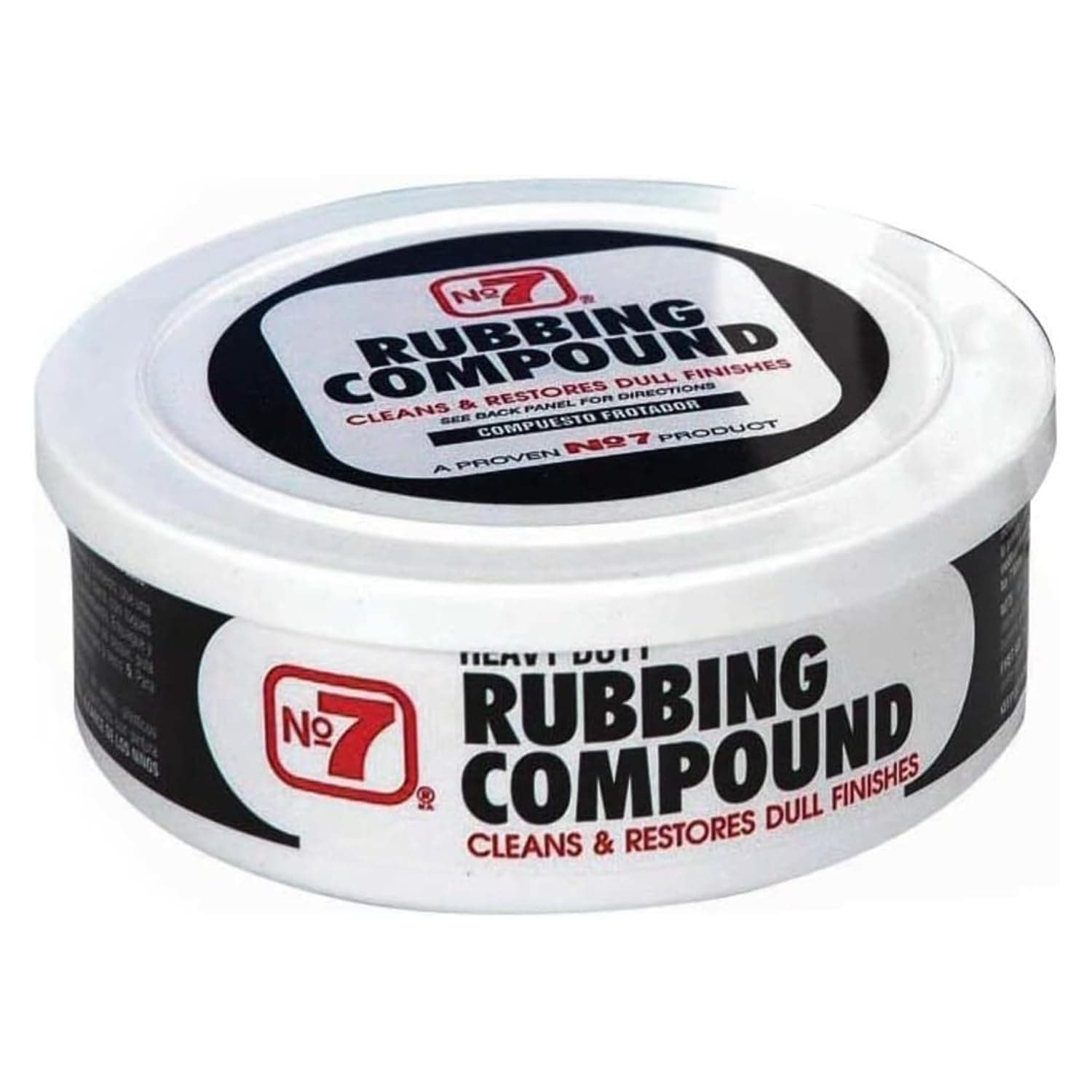Heavy Duty Rubbing Compound - 10 Fl Oz - Cleans and Restores - Removes Deep Scratches and Stains - Restores Shine to Dull Finishes, Plastic