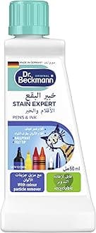Dr.Beckmann Expert Laundry Fabric Stain Remover Liquid, Removes Tough Stain from Pen Marker Crayon Ink Water Color , For Colors and Whites, Made in Germany - 50 ML