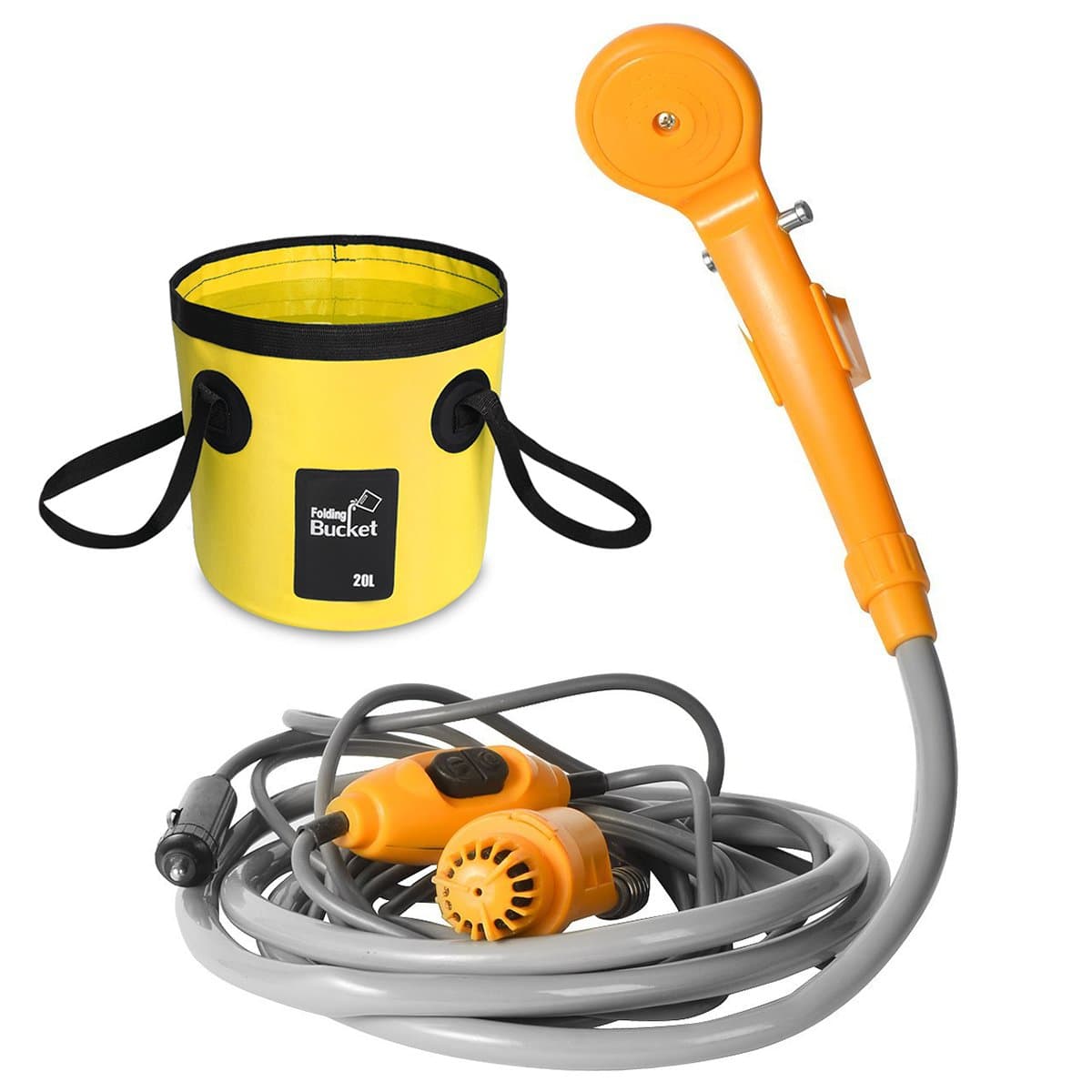 Portable Shower with Bucket