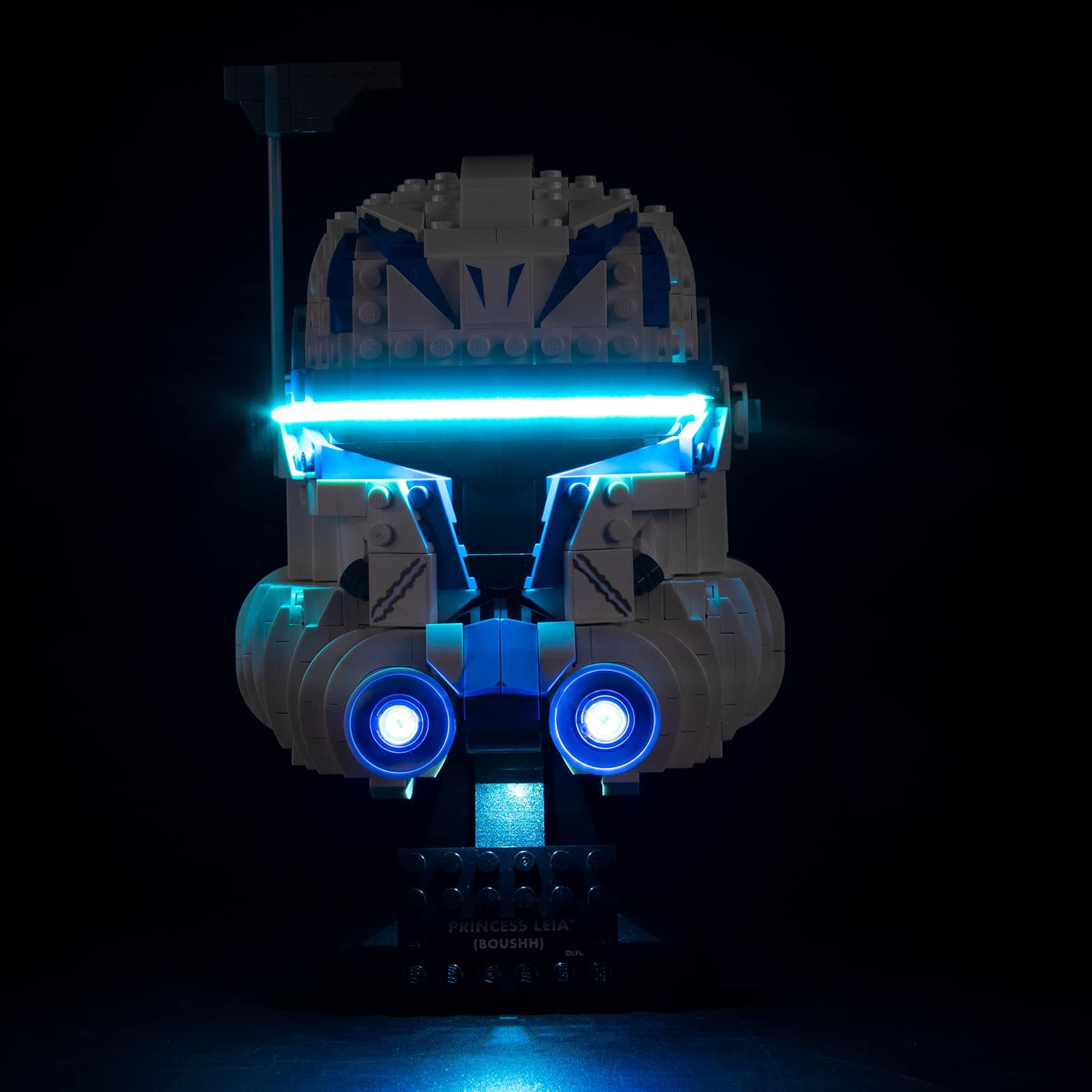 Upgraded Light Kit Compatible with Lego Captain Rex Helmet Set, Lights Decoration Compatible with Lego 75349 (Model Not Included)