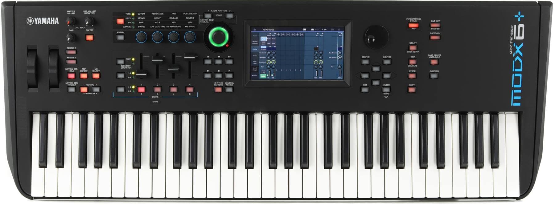 Yamaha MODX6+ 61-Key Synthesizer Workstation , Black