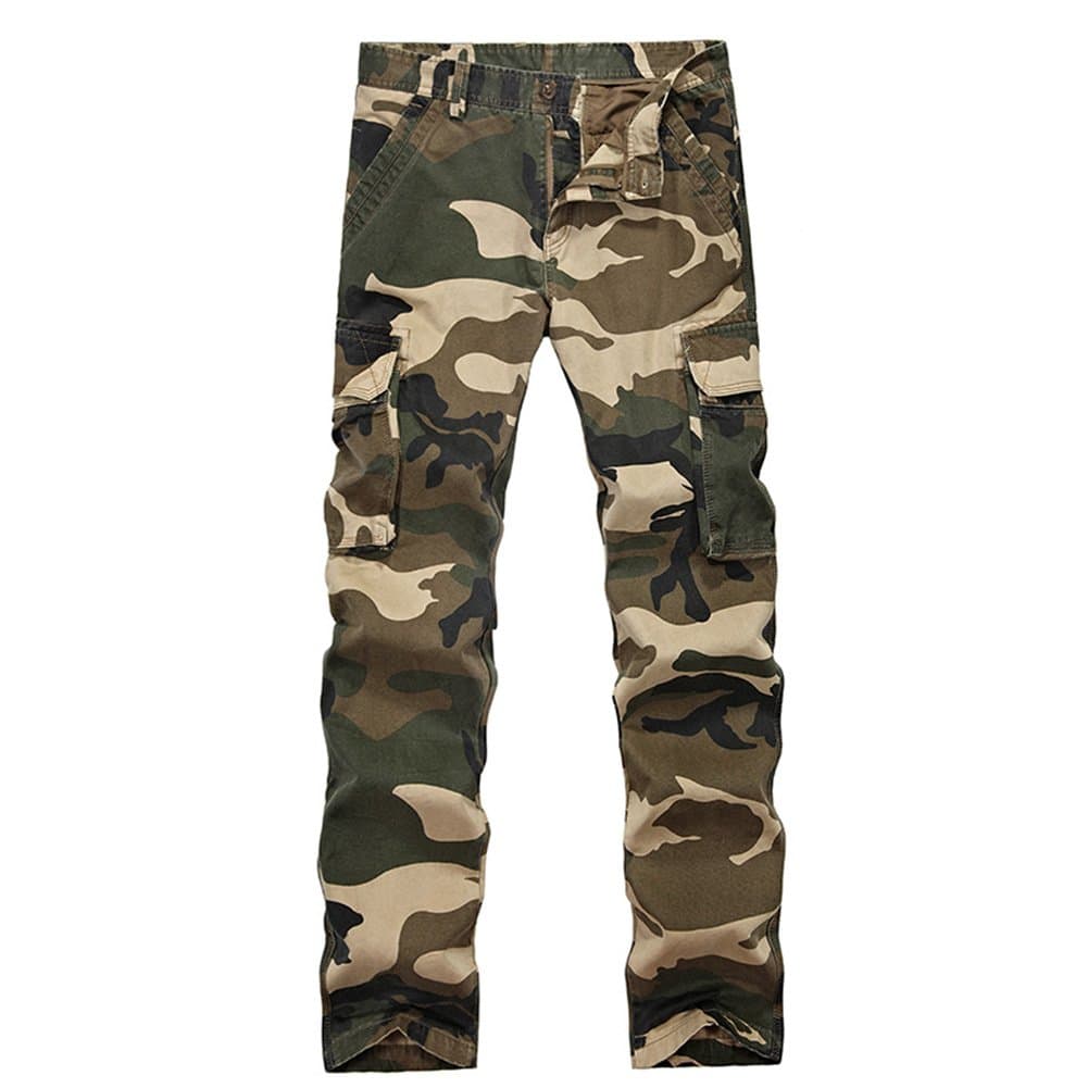 Men's Camouflage Cotton Cargo Pants