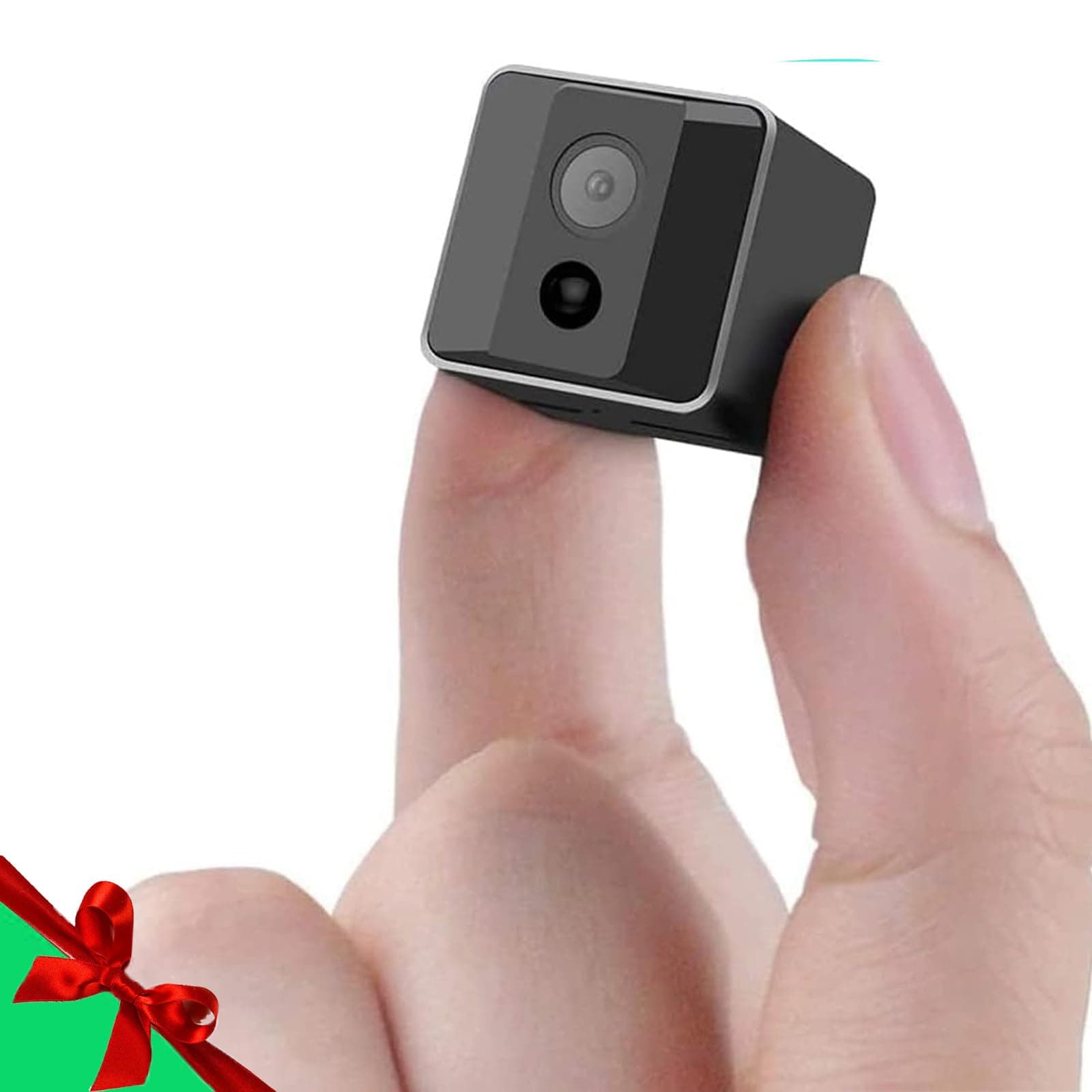 Wireless Camera HD 1080P Mini Hidden Spy Camera Portable Small Nanny Cam Surveillance Cameras for Home Security Indoor/Outdoor Medium Sized