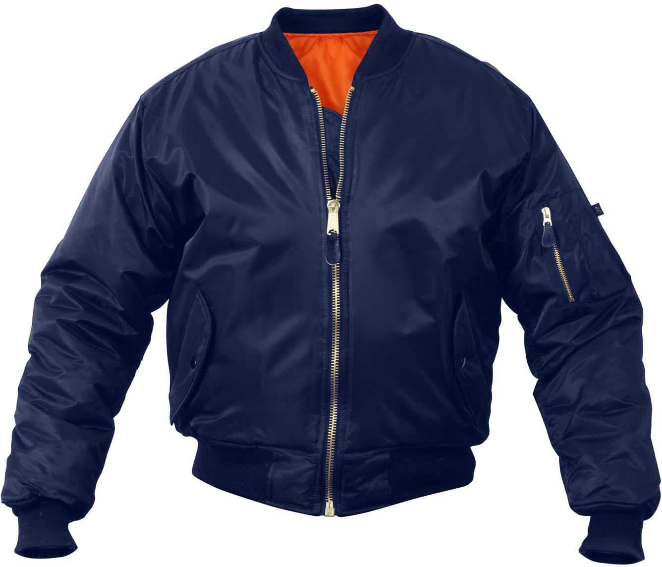 Air Force MA-1 Flight Jacket (Navy Blue, Size 5X-Large)