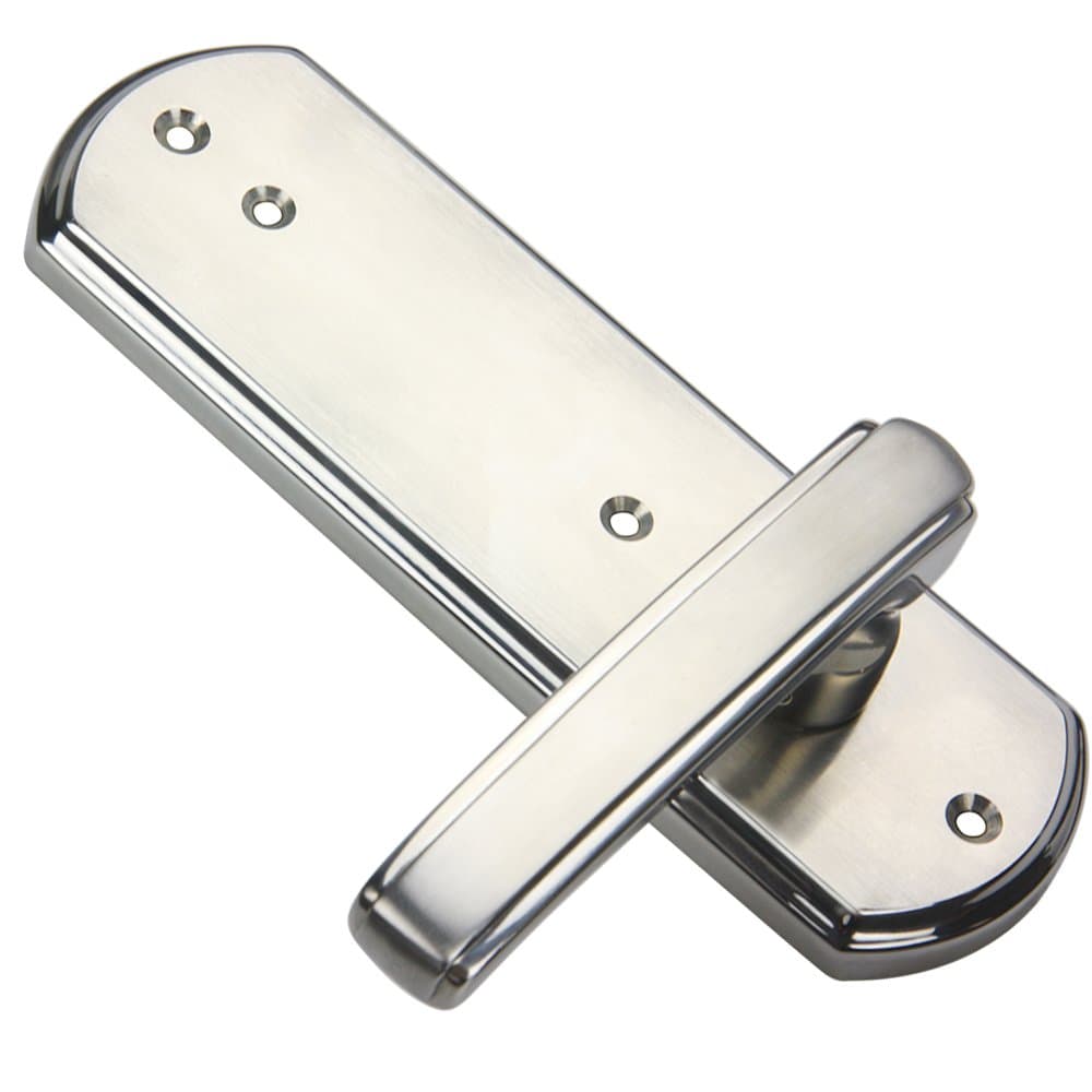 Right Handle Mechanical Door Lock Keyless Digital Code Keyless Entry Keypad Password Security Combination for Wood Metal Plastic Door Stainless Steel 304 (Not Deadbolt)