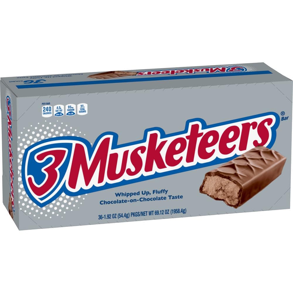 Milk Chocolate Candy Bars - Full Size Chocolate Bars, 1.92 oz Candy Bar (Pack of 36) Bulk Box