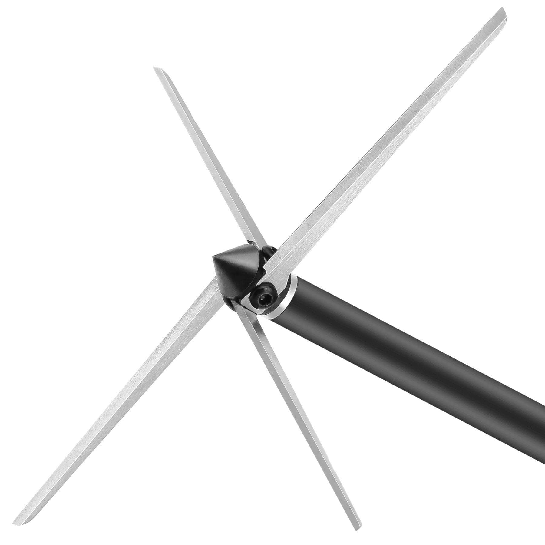 DEEPOWER 6 Pack Turkey Hunting Broadheads 125/150 Grain 4 Fixed Blade 4" Cutting Dia Hunting Broadheads 420 Stainless Steel Hunting Arrowhead for Compound Bow and Recurve Bow