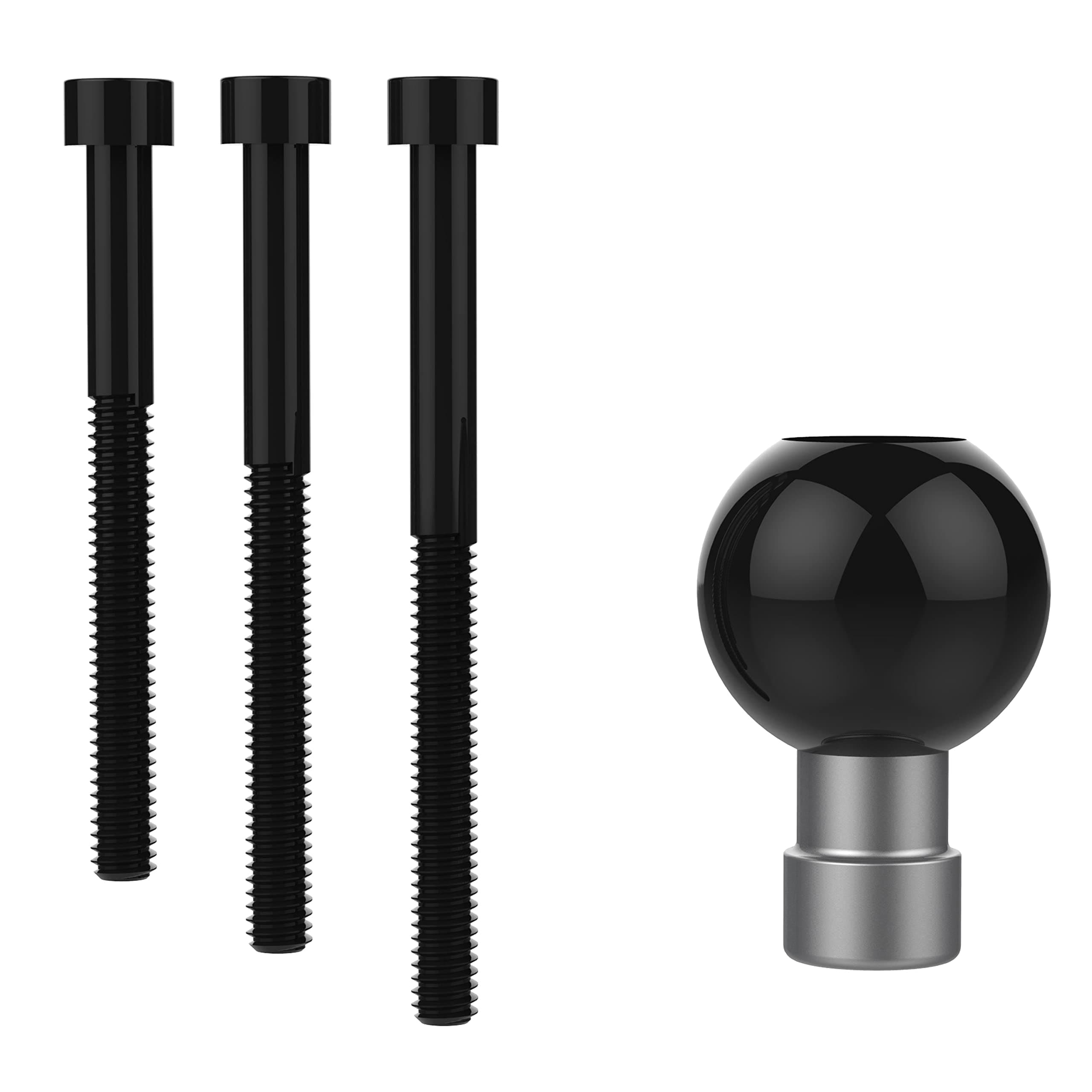 Motorcycle M8 Bolt Handlebar Clamp Mounting 2.5 cm Ball