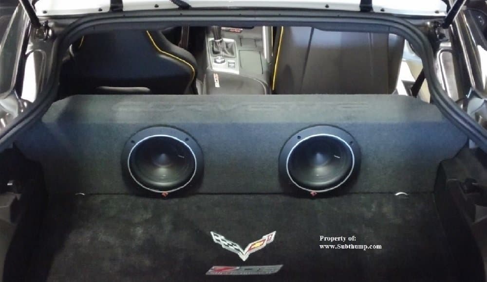 20014-2019 C7 Corvette Partition Subwoofer Box