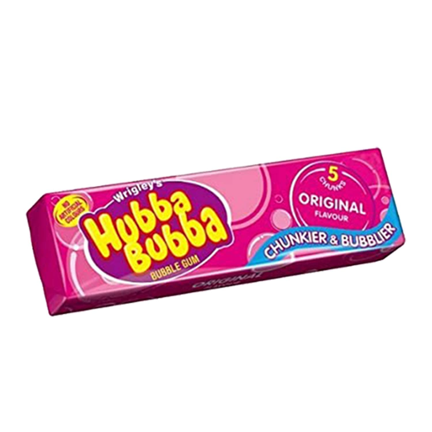 Hubba Bubba Chunky and Bubbly Bubble Gum Original Flavour, 35 g