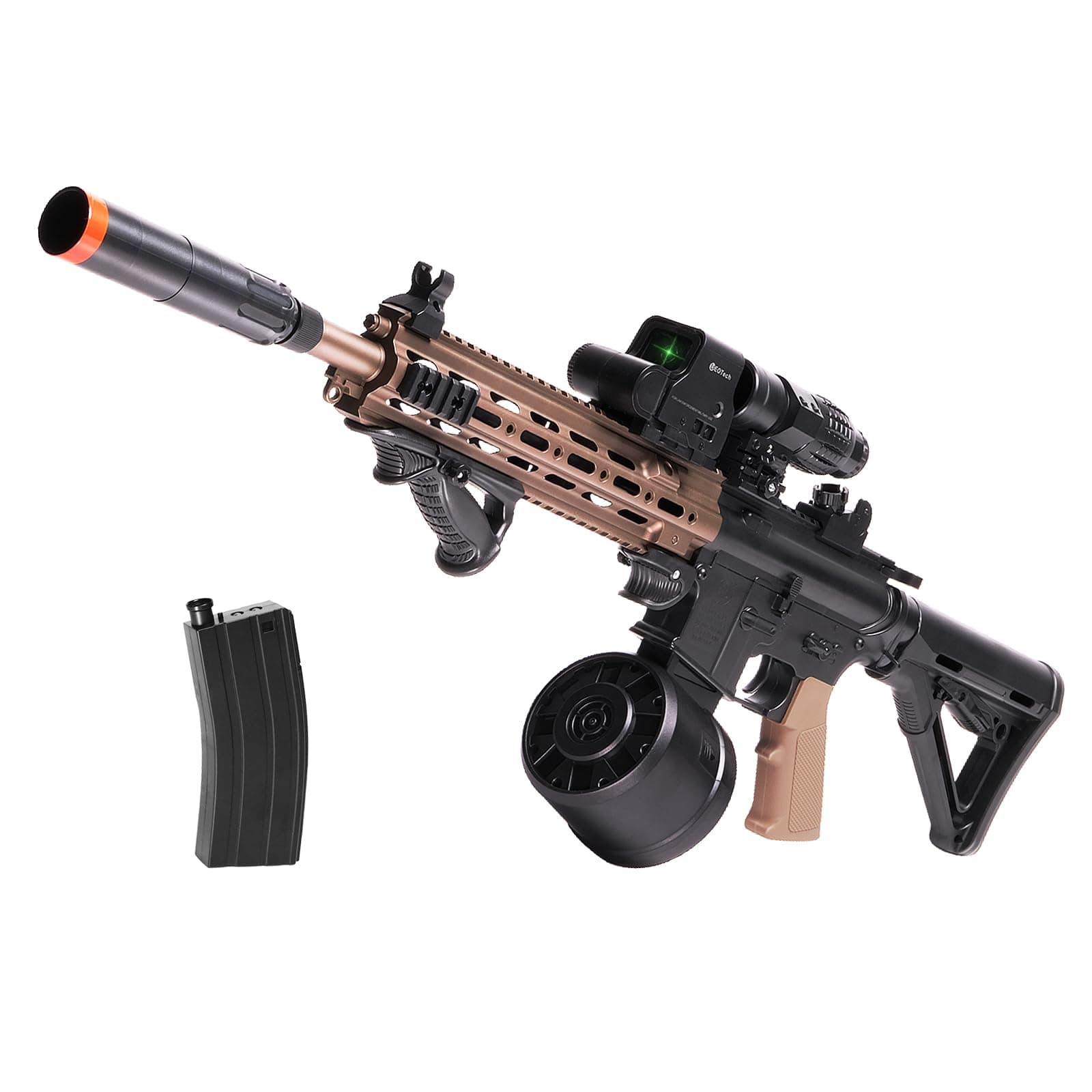 Modified Automatic Electric Gel Ball Blaster – Extended 65+ Foot Range, 7.4V Powerful, Outdoor Games & Toys for Age 14+