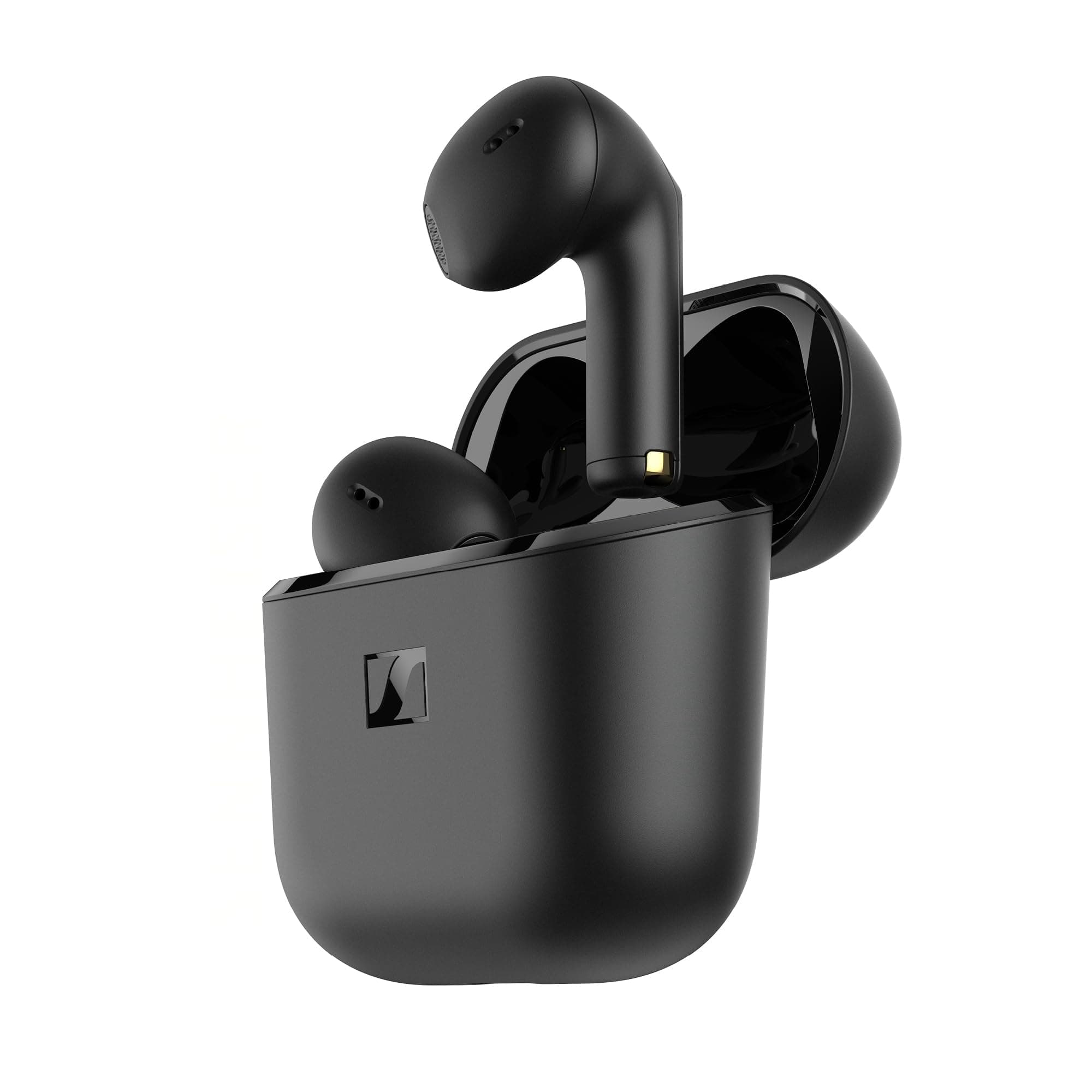 ACCENTUM Open True Wireless Earbuds-Smart Touch Controls, Lightweight & Breathable Design, Upto 28H Battery, Quick Charging, IPX4 Splash Resistance-Black