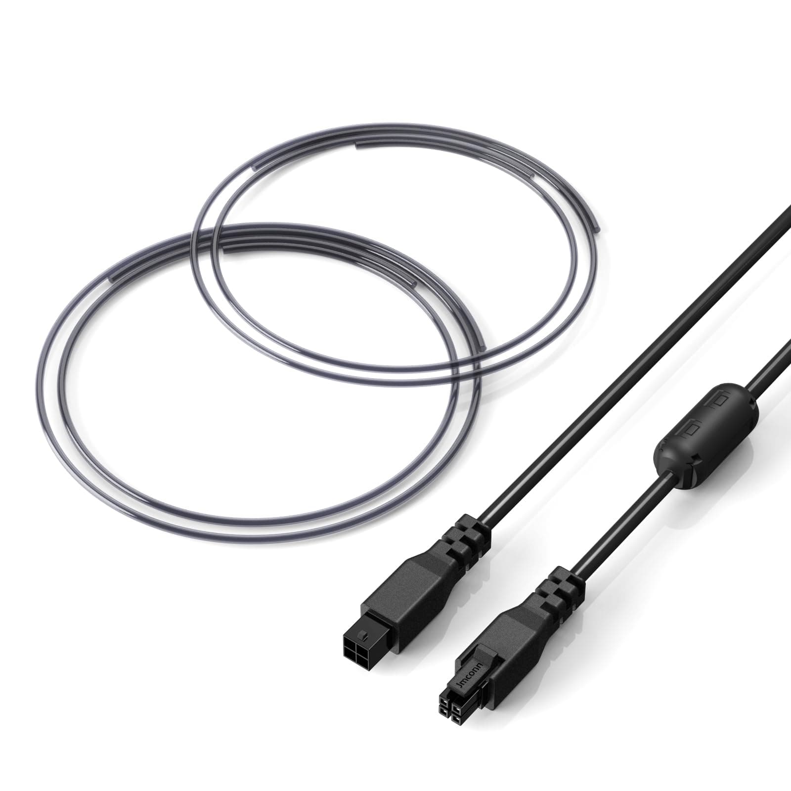 AMS lite Extension Cable Kit, 0.5M AMS lite Extension Cable with 2 x 0.9M and 2 x 0.82M 2.5mm ID × 4mm OD PTFE Teflon Bowden Tube, for AMS lite Top-Mounted on Acrylic Enclosure Series