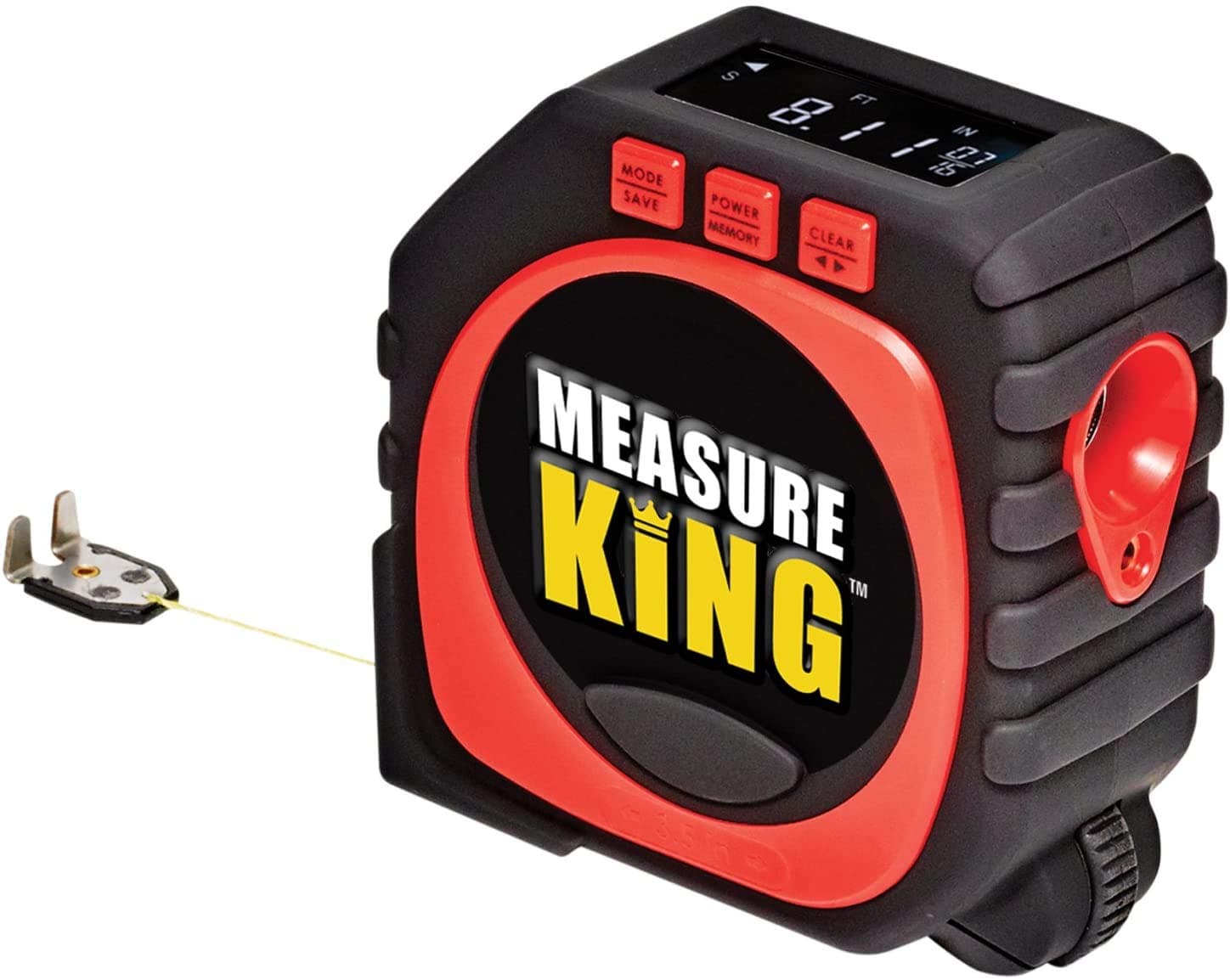 Measure King 3-in-1 Digital Tape Measure String Mode, Sonic Mode & Roller Mode
