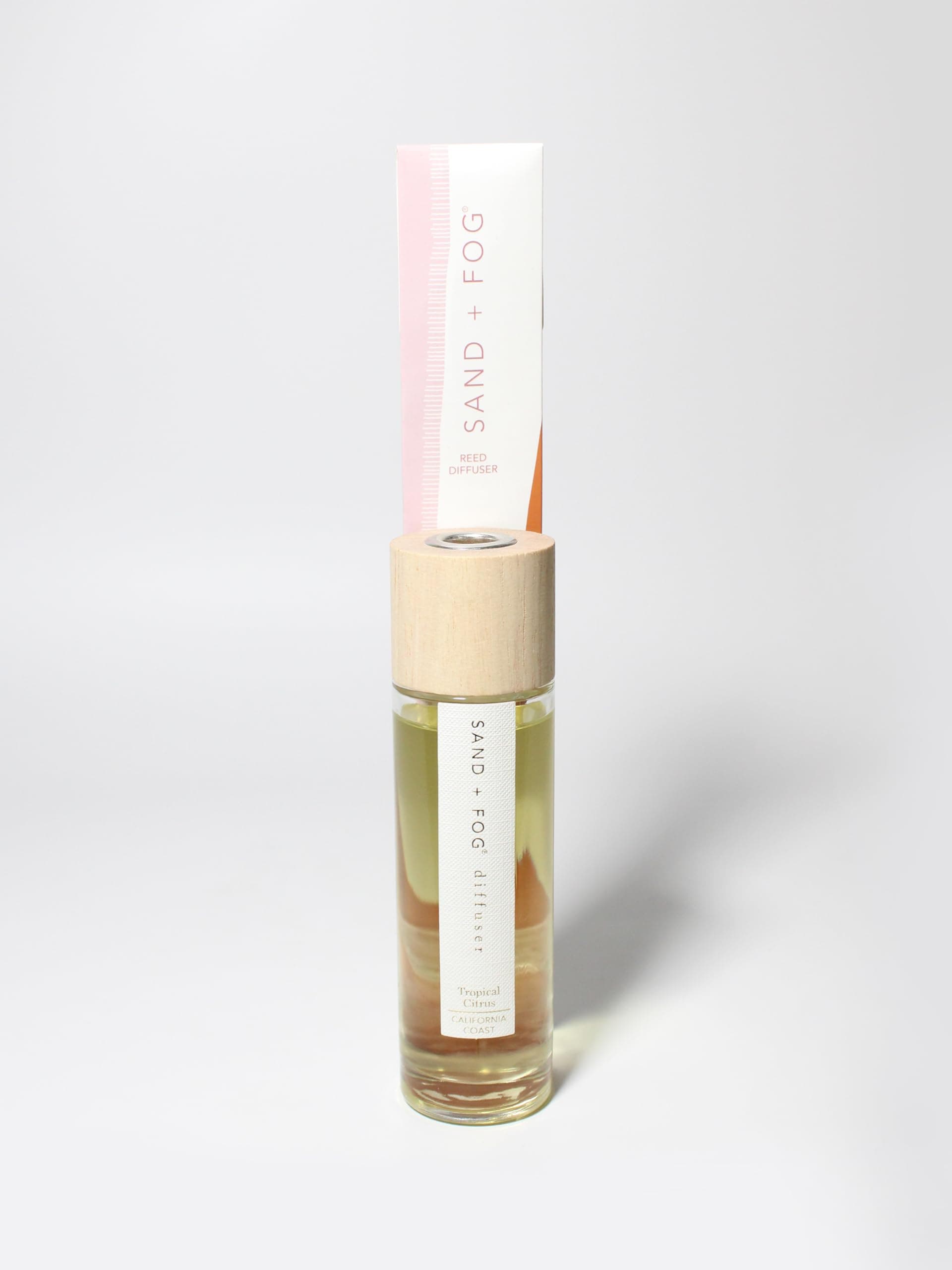 Sand + Fog Tropical Citrus Reed Diffuser | Made with Essential Oils | Fill Your Home with The Your Favorite Luxurious Fragrance