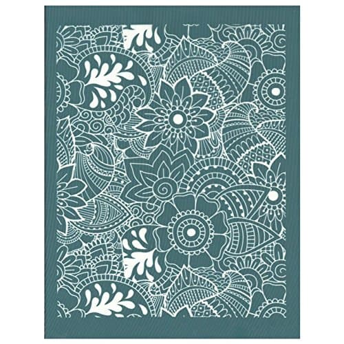 DIY Silk Screen Printing Stencil, Ready to Use "Abstract Hand-Drawn Floral" Design, for Fabric, Wood, Ceramic, T-Shirts, and More!