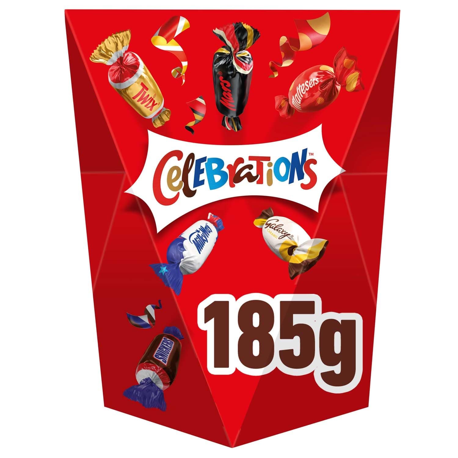Celebrations Chocolate Gift Box, 185g Assorted Chocolates Snack Box With Mini...