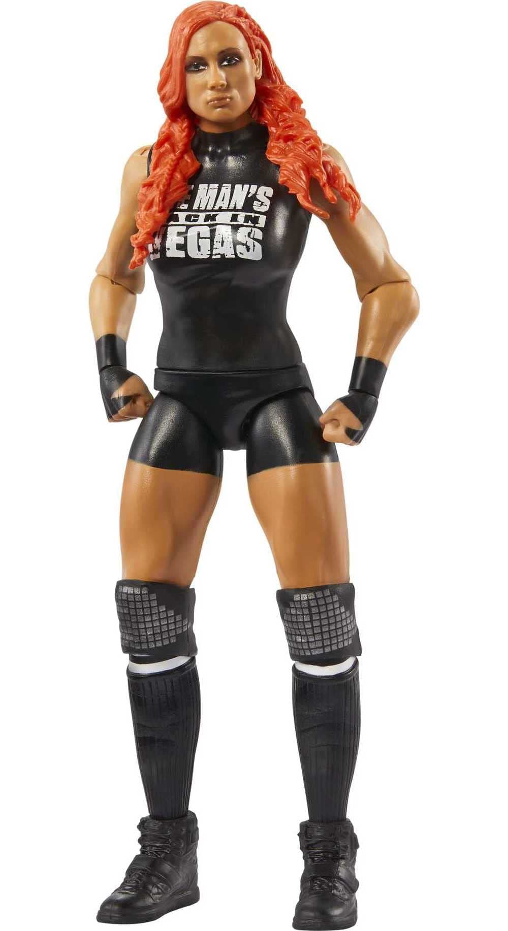 WWE Becky 'The Man' Lynch Basic Action Figure, Posable 6-inch Collectible for Ages 6 Years Old & Up