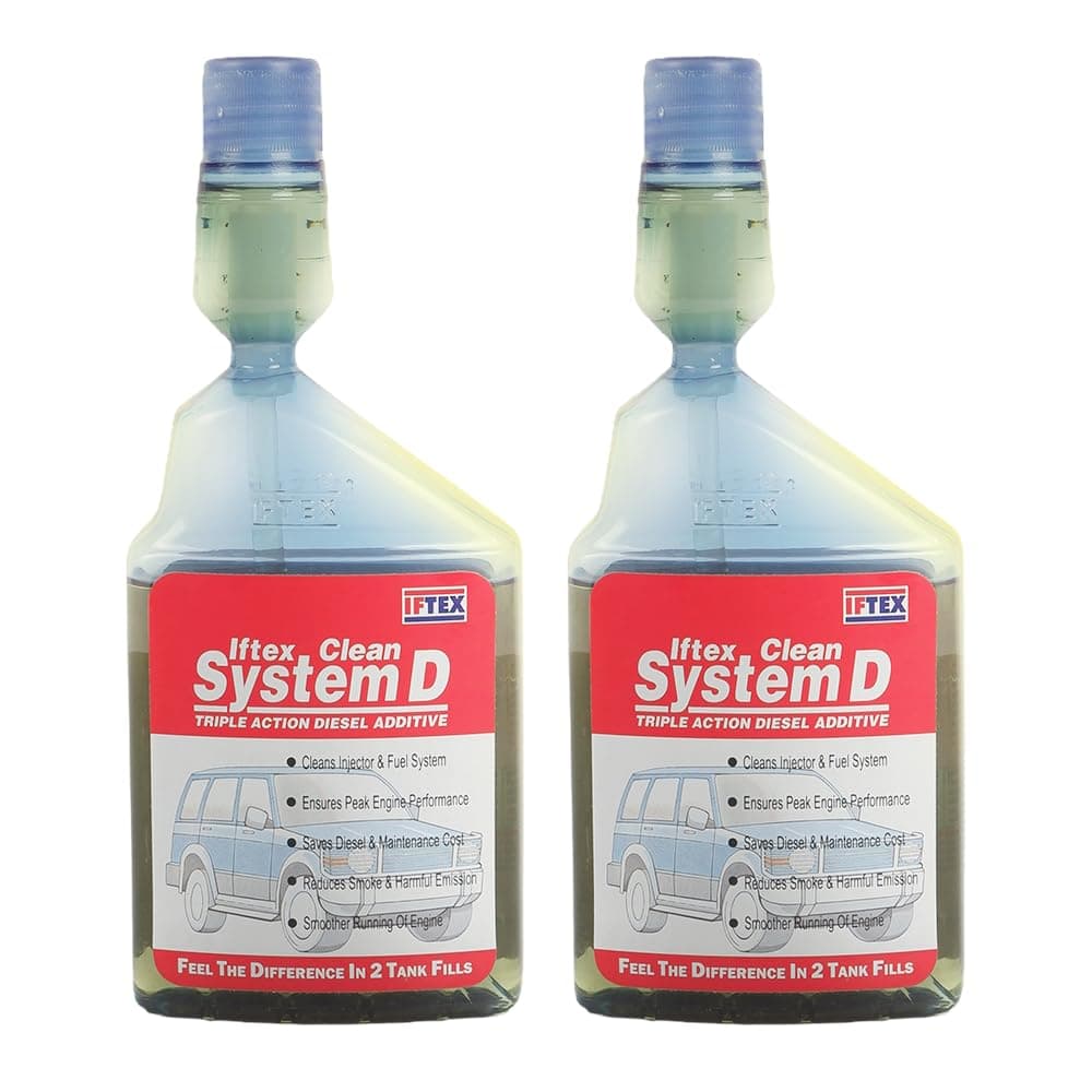 - Clean System D with Triple Action Diesel Additive for All Diesel Cars (Pack of 2) (250 ml) / Diesel Fuel Treatment and Injector Cleaner for Cleaning deposits and Mileage Improvement