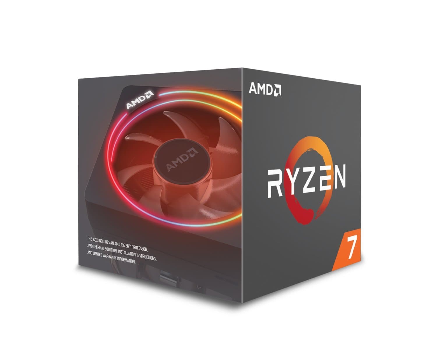 AMD Ryzen 7 2700X Processor with Wraith Prism LED Cooler - YD270XBGAFBOX Processor YD270XBGAFBOX