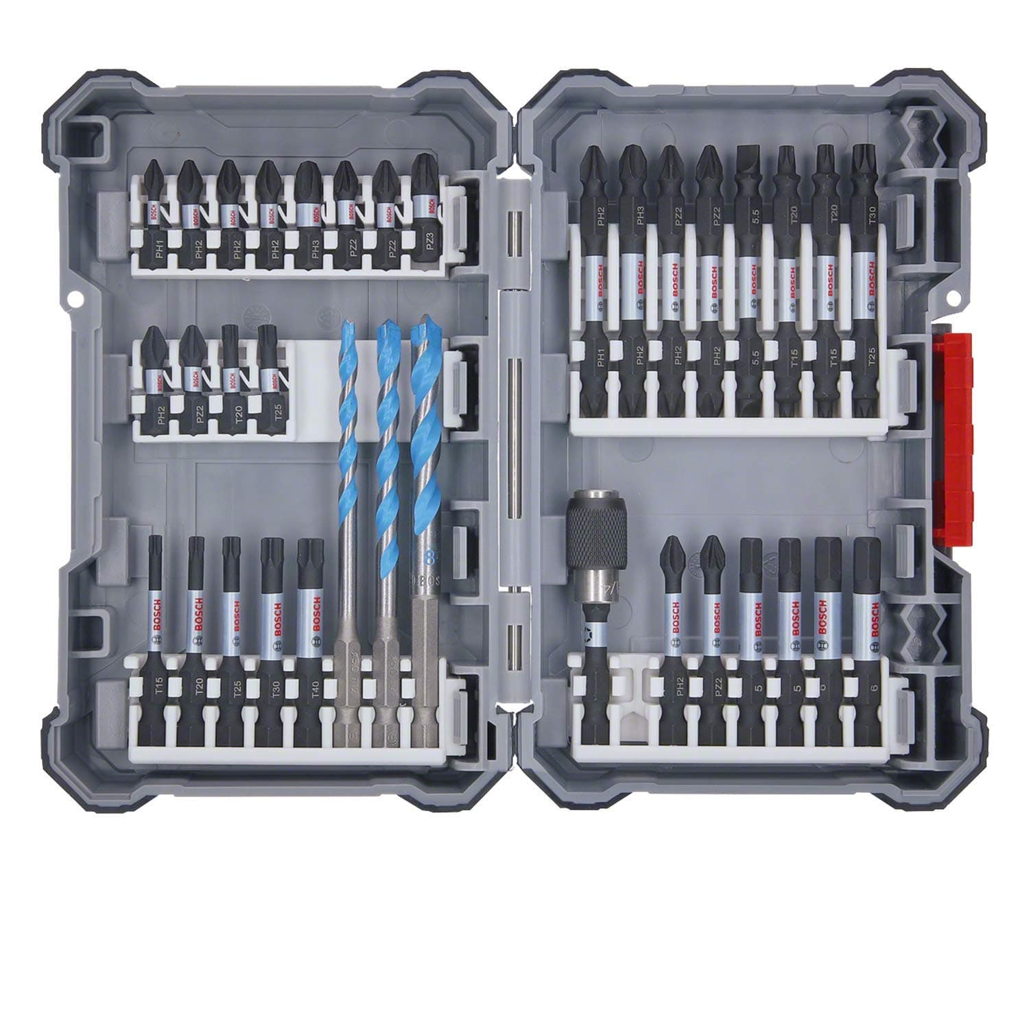 Professional 35-Piece Drill Bit Set (Pick and Click, Accessories for Impact Drivers, with Bits and Universal Holder) - Amazon Exclusive