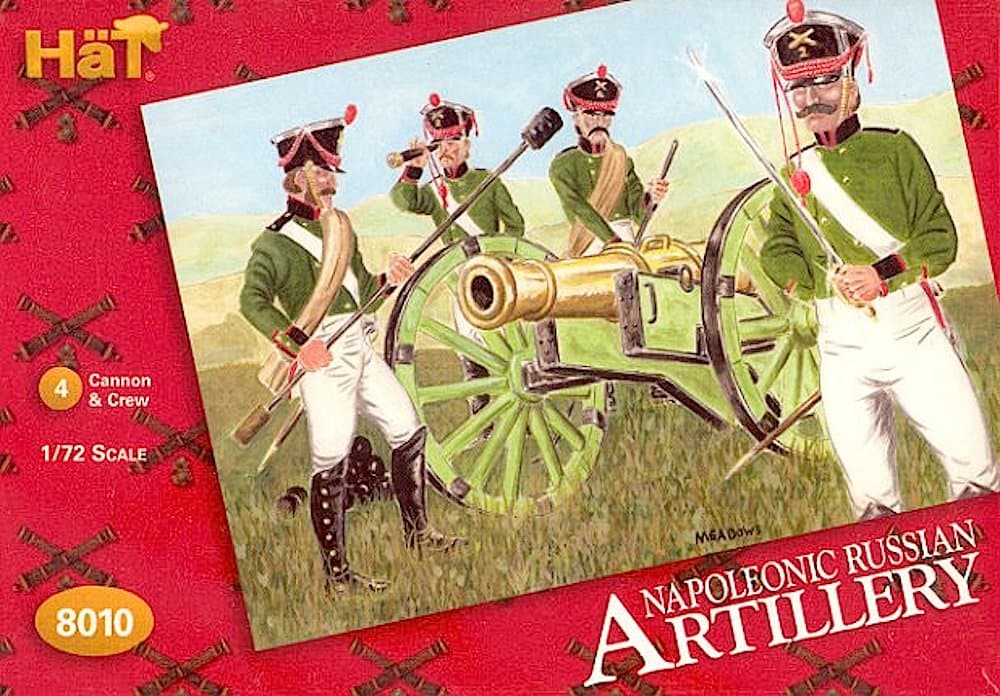 Hat Figures - Napoleonic Russian Artillery - HAT8010