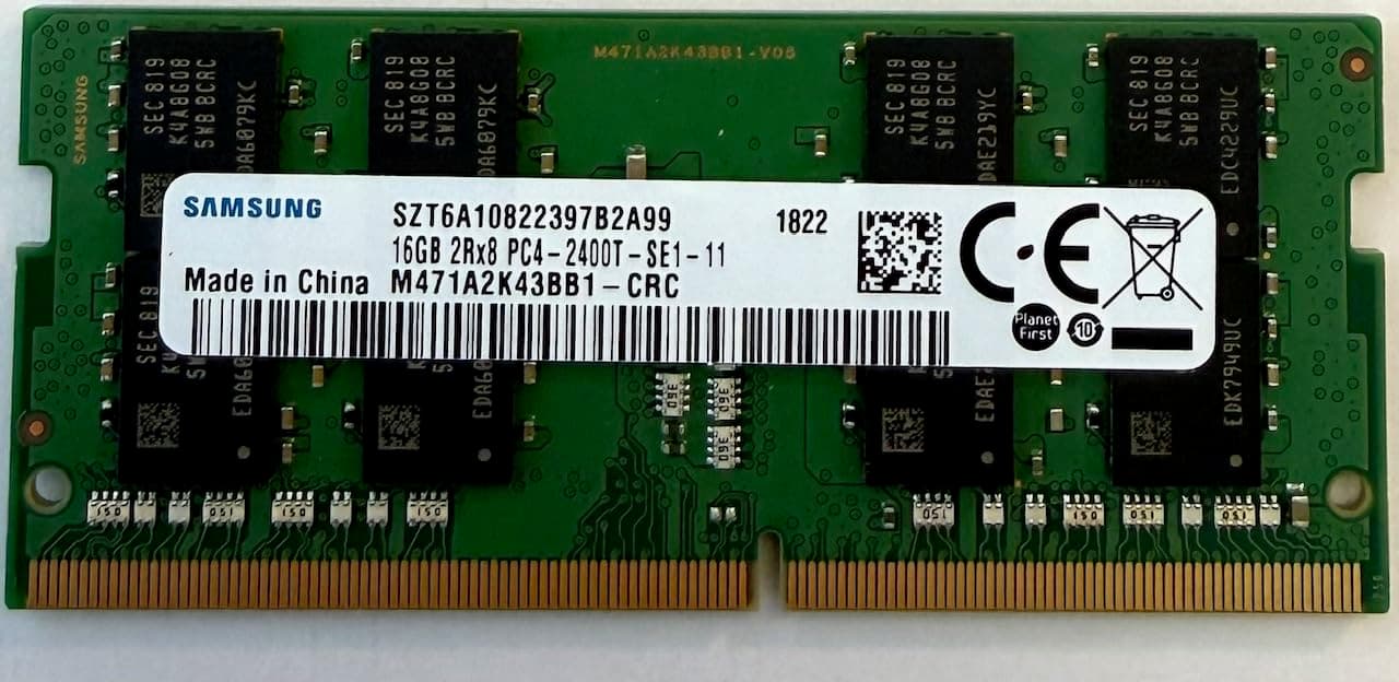 Samsung M471A2K43CB1-CRC 16GB DDR4 2400MHz Memory Module