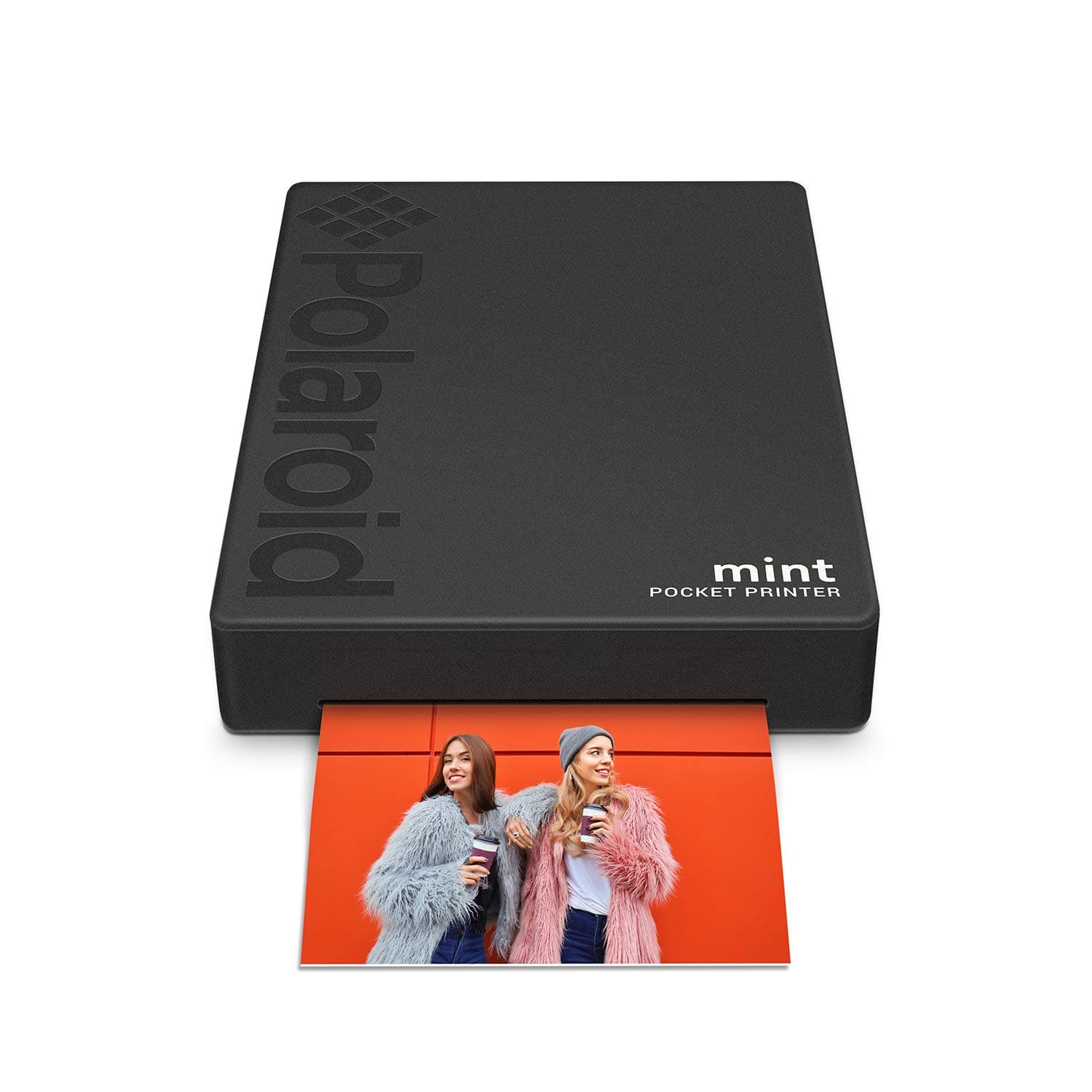 Zink Polaroid Mint Pocket Printer W/ Zink Zero Ink Technology & Built-In Bluetooth for Android & iOS Devices - Black