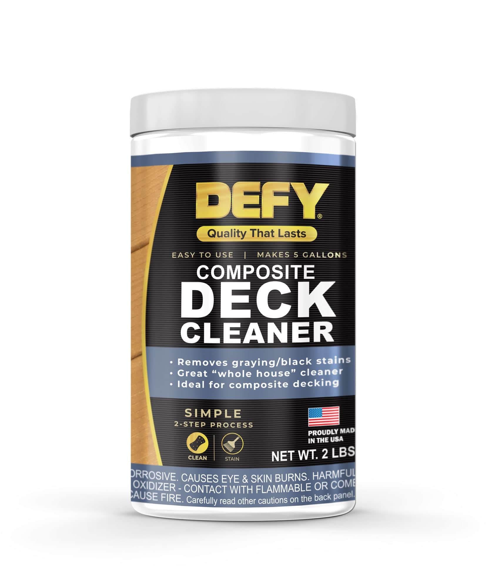 DEFY Composite Deck Cleaner, 2.25 LB Container