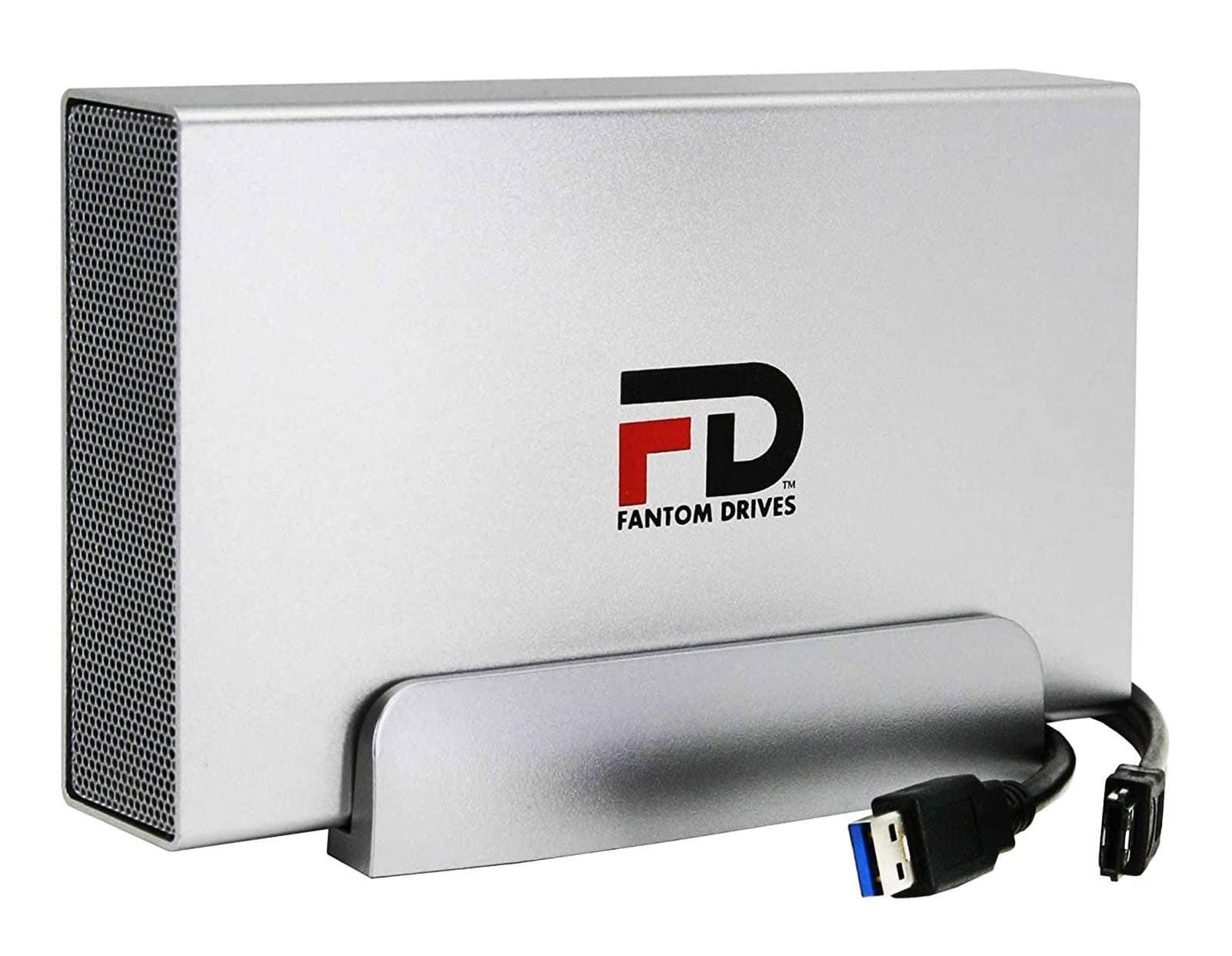 Fantom DrivesFD 2TB DVR Expander External Hard Drive - USB 3.0 & eSATA (Comes with Both USB and eSATA Cable) - Supports DirecTv, Dish, Motorola, Arris and More, Silver (DVR2KEUS)