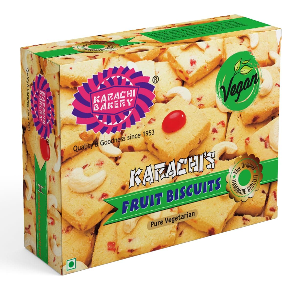 Karachi Bakery Vegan Fruit Biscuit, 400 g