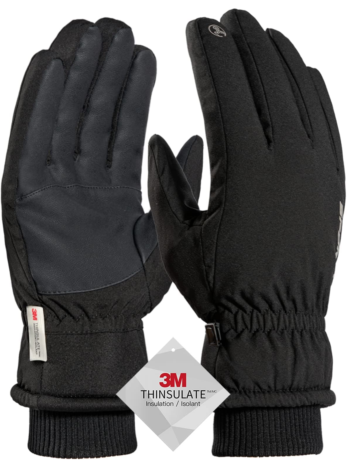 TRENDOUX Winter Gloves for Men Warm: 3M Thinsulate -20℉ Windproof Waterproof ...