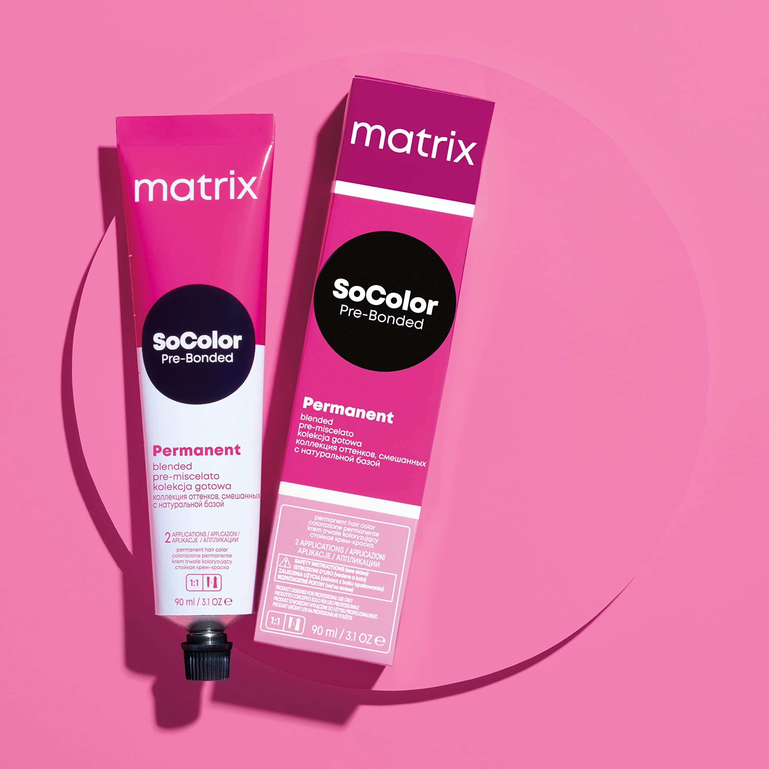 SoColor NEW MATRIX PRE-BONDED PERMANENT COLOR 90ML - 7N