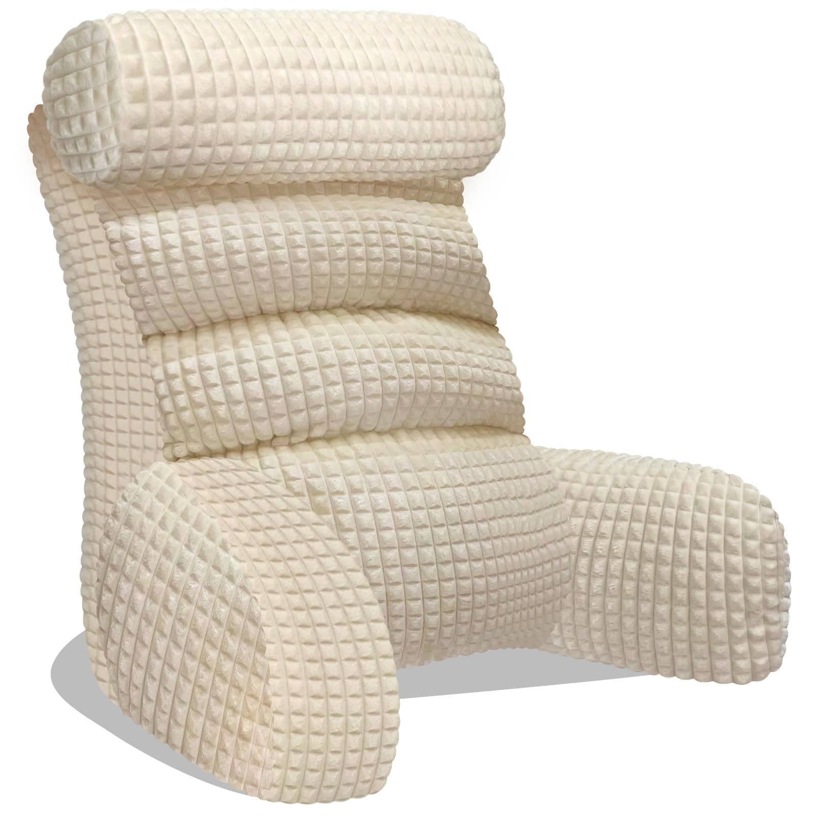 Back Pillow for Bed Sitting Up, Reading Pillow, Extra Large Arm Pillows for Adults for Back Support,Bed Pillow for Sitting up for Watching TV/Gaming/Relaxing