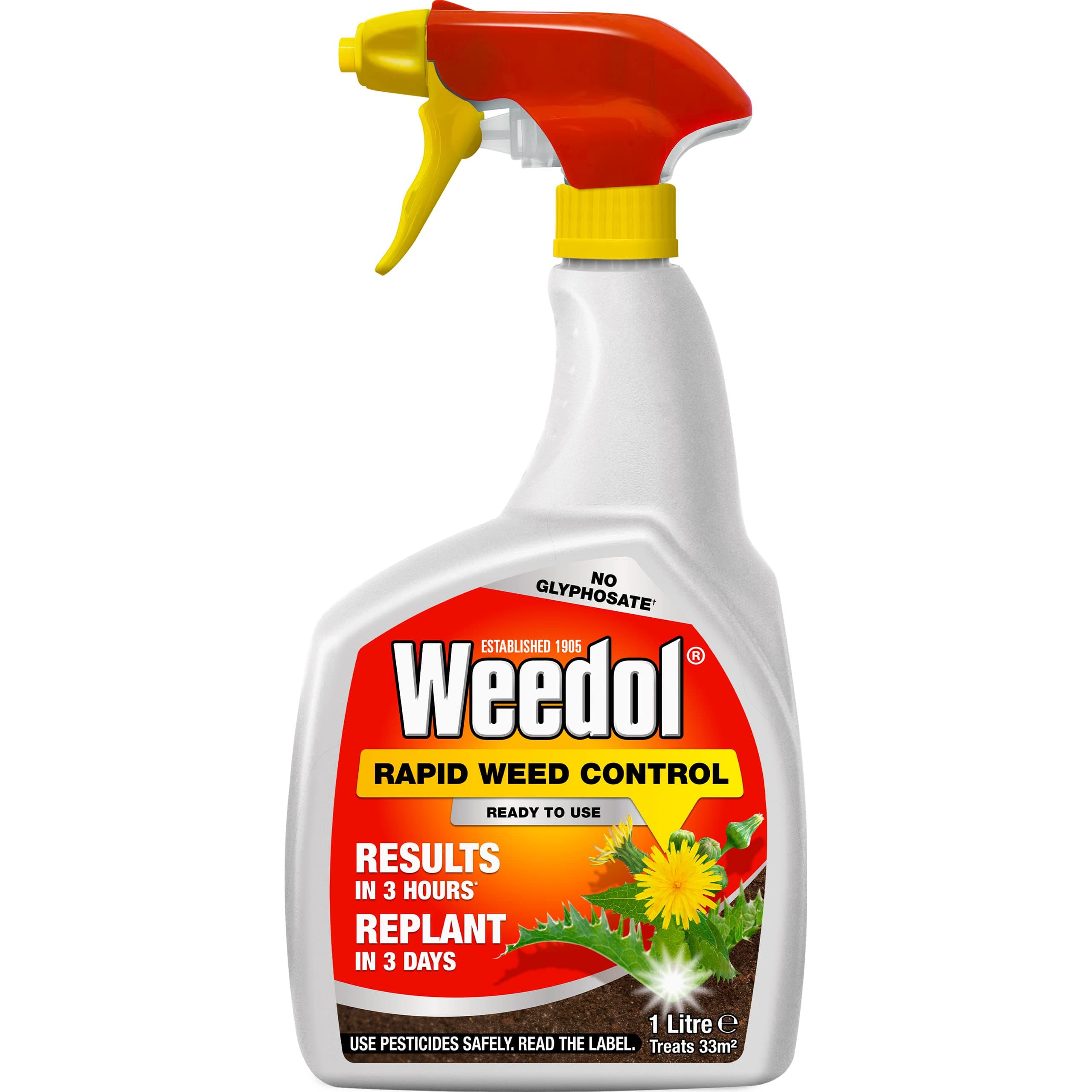 Rapid Weedkiller, Ready To Use, 1L