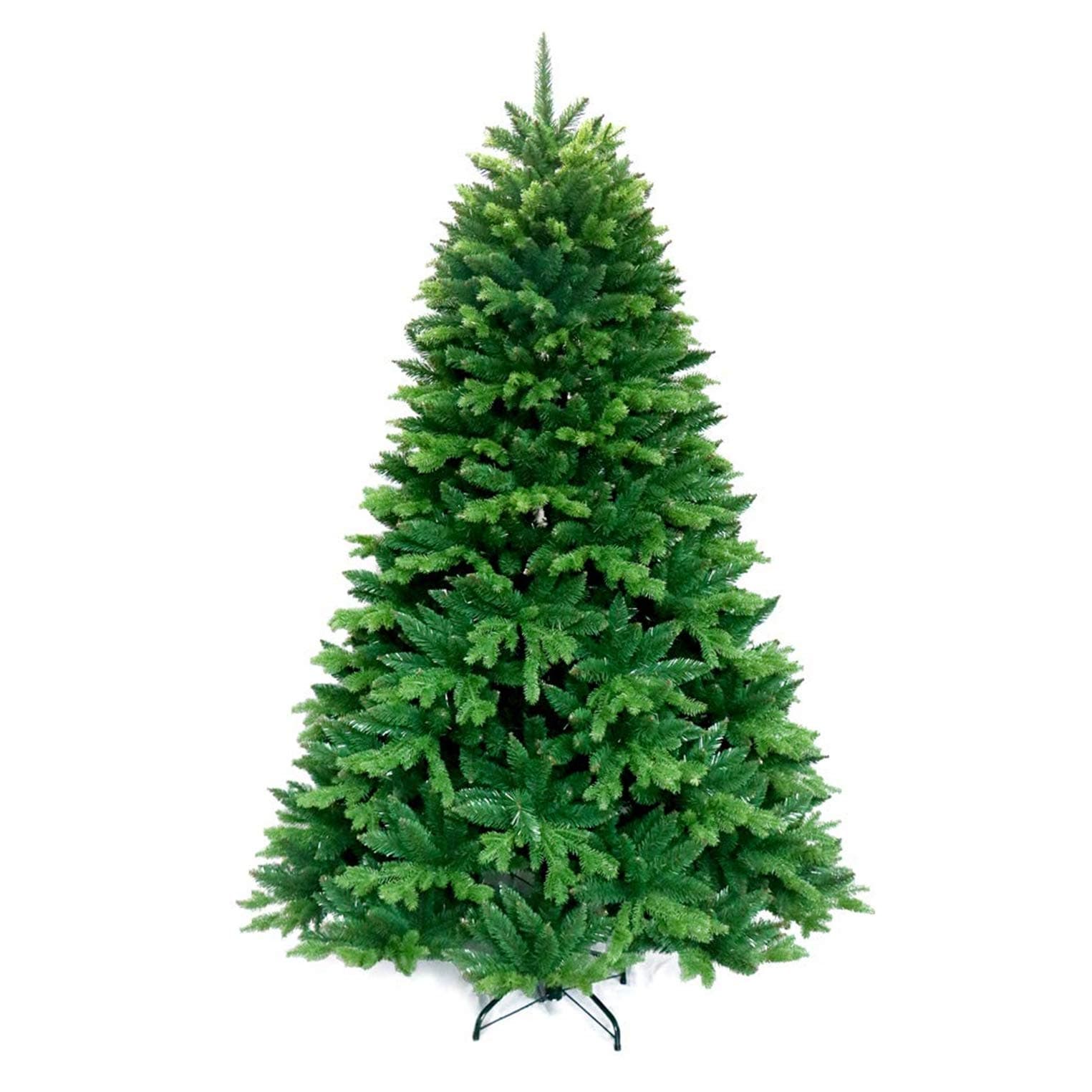 lucky cup Artificial Christmas Tree Xmas with Solid Metal Legs Premium Hinged Spruce Full Tree 6FT (Green, 6 FT)